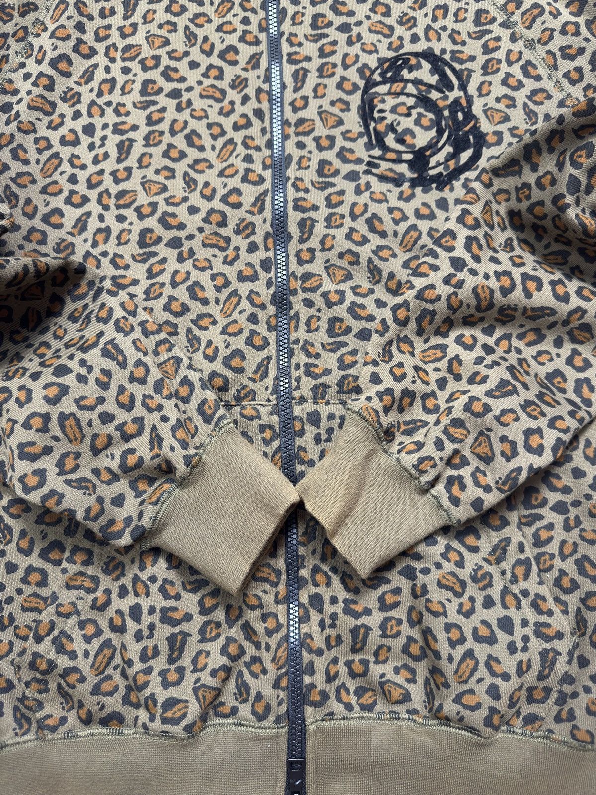 Billionaire Boys Club Billionaire Boys Club Leopard Print Full Zip Up Hoodie Size US M / EU 48-50 / 2 - 10 Thumbnail
