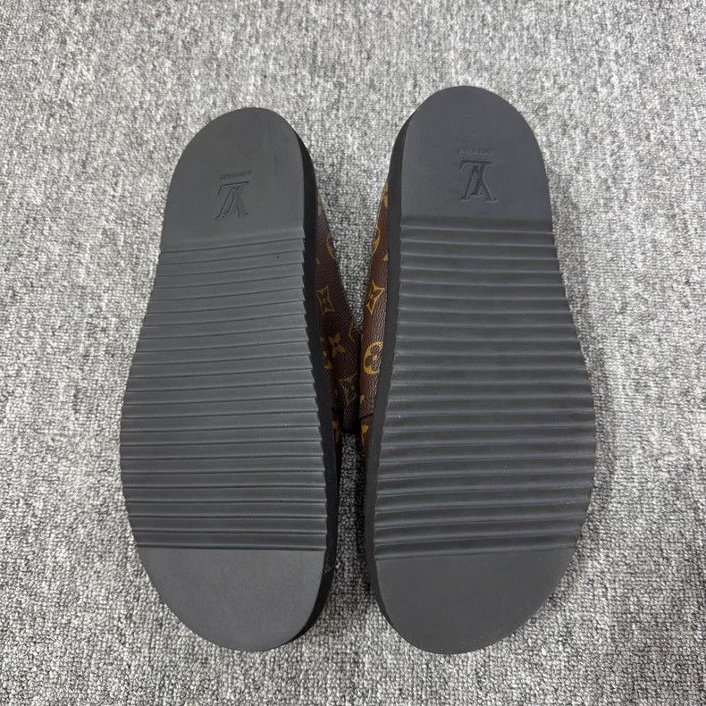 Louis Vuitton Louis Vuitton Brown presbyopic slipper Size US 4.5 / IT 34.5 - 4 Thumbnail
