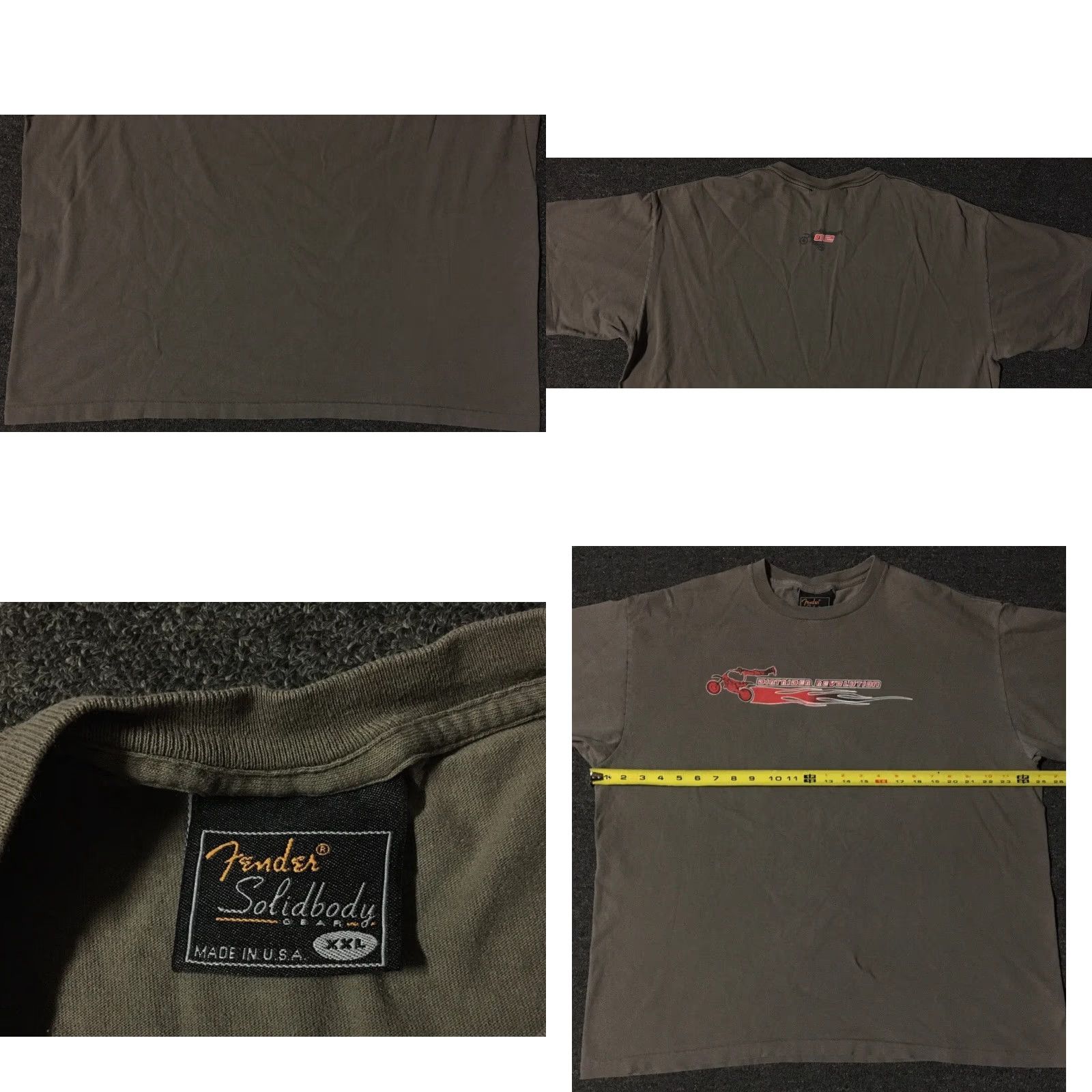 Vintage VINTAGE Dirtrider Revolution Motocross Flames Faded Shirt XL Gray 90s Skater Grunge USA MX Racing Dirt Bike Skate Single Stitch Mens T-Shirt Size US XL / EU 56 / 4 - 8 Thumbnail