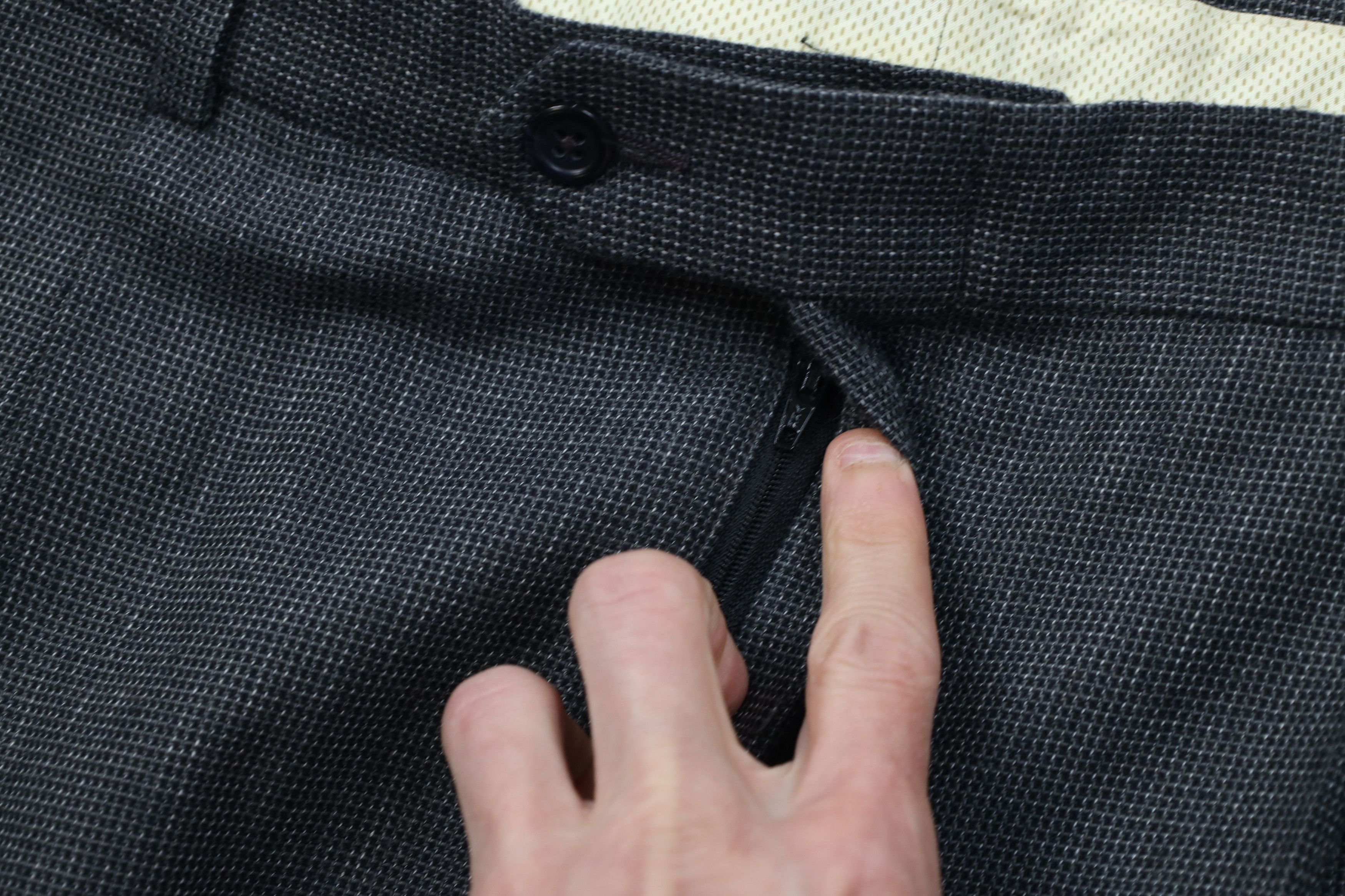 Vintage Vintage 90s Streetwear Knit Wide Leg Chino Pants Gray USA Size US 40 / EU 56 - 7 Thumbnail