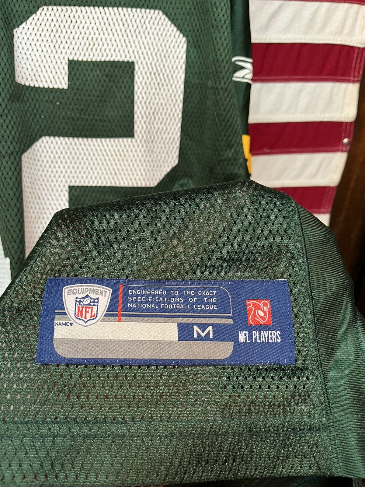 Reebok Green Bay Packers Aaron Rockers #12 NFL on-Field Jersey Size US M / EU 48-50 / 2 - 4 Thumbnail