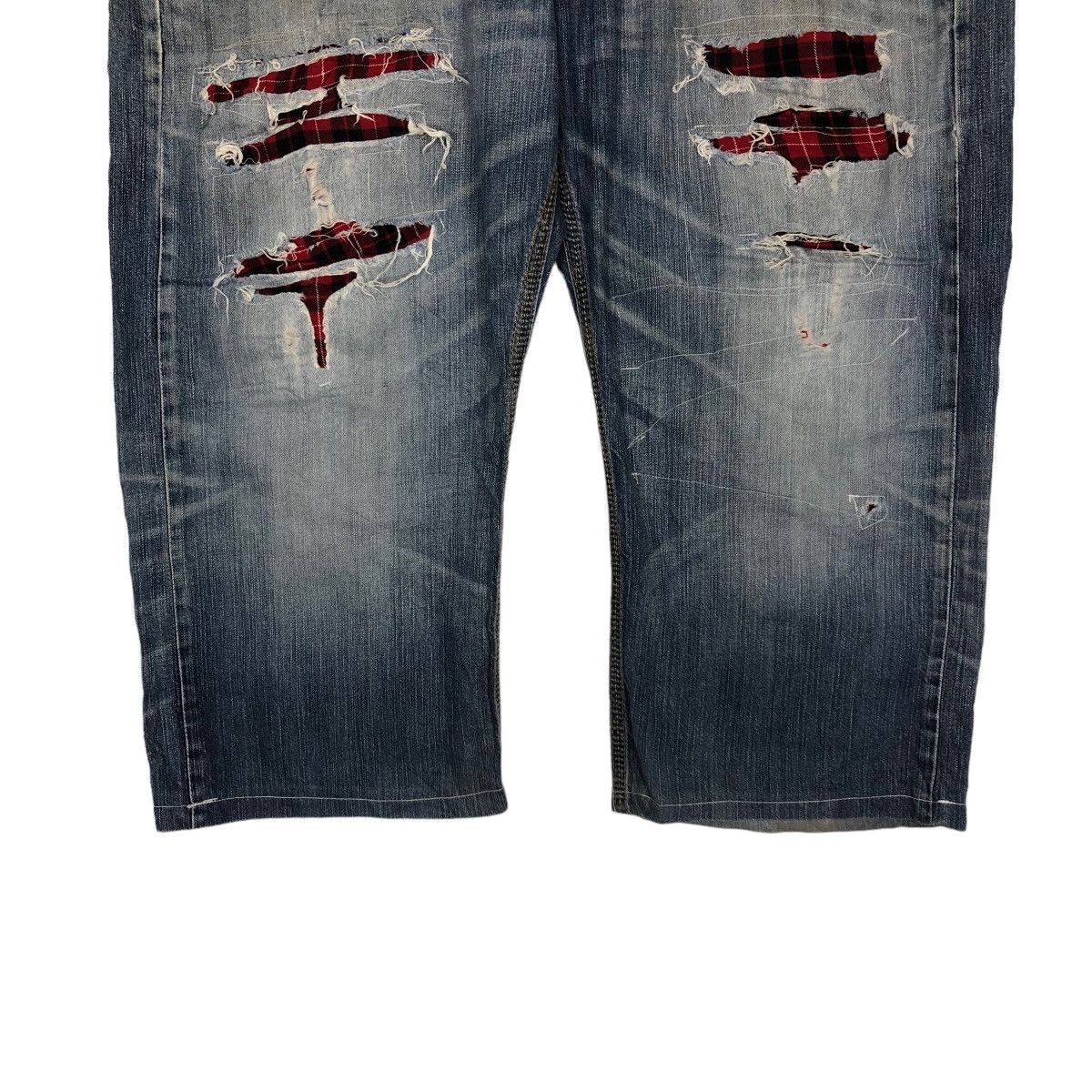 Edwin 🔥PUNK DESIGN DISTRESSED DENIM EDWIN KAPITAL DESIGN Size US 44 / EU 60 - 4 Thumbnail