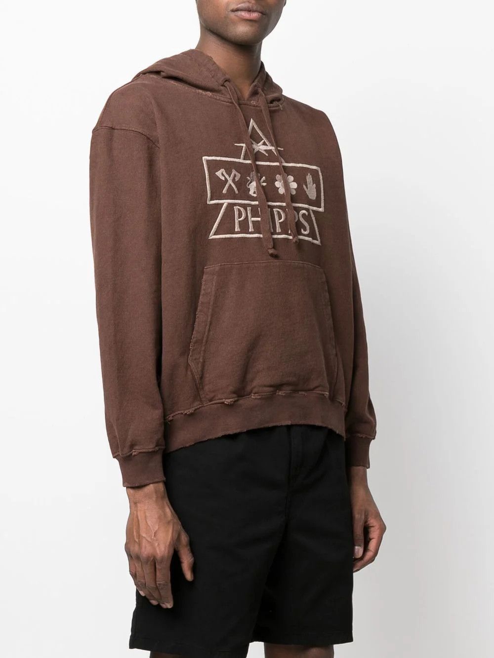 Phipps o1mle0724 Historic Fleece Pyramid Hoodie in Brown Size US L / EU 52-54 / 3 - 2 Thumbnail
