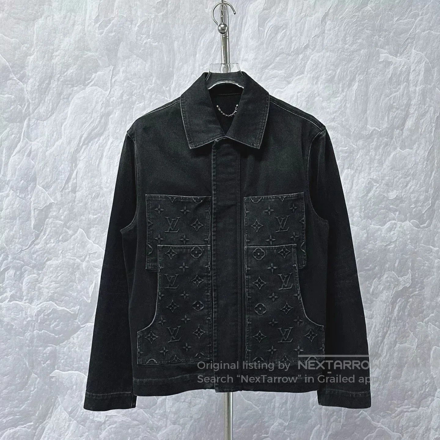 Louis Vuitton louis vuitton fw24 embossed denim jacket. Size US L / EU 52-54 / 3 - 1 Thumbnail