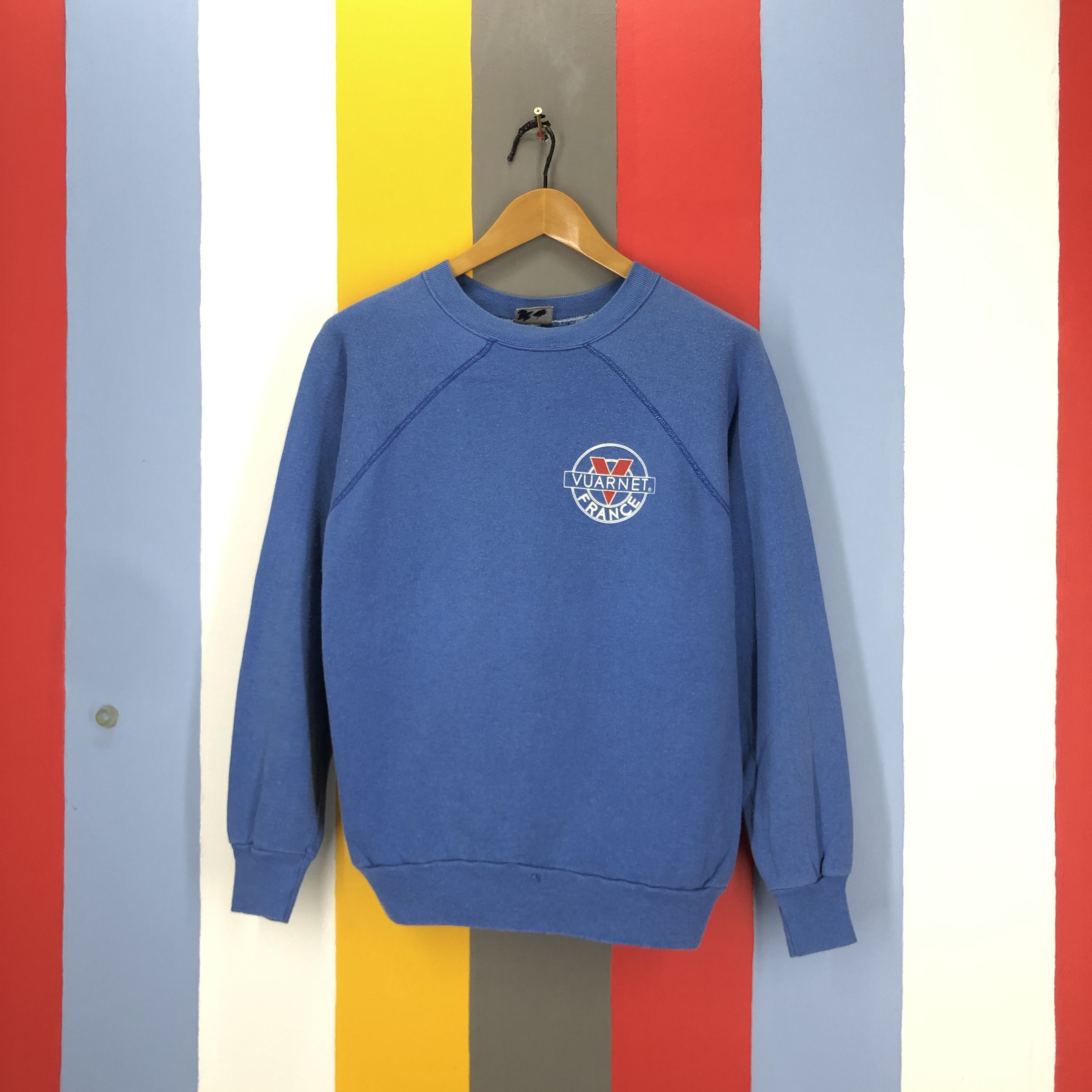 Vuarnet 90s Vintage VUARNET FRANCE Crew Neck Sweatshirt #1574/01 Size US M / EU 48-50 / 2 - 3 Thumbnail