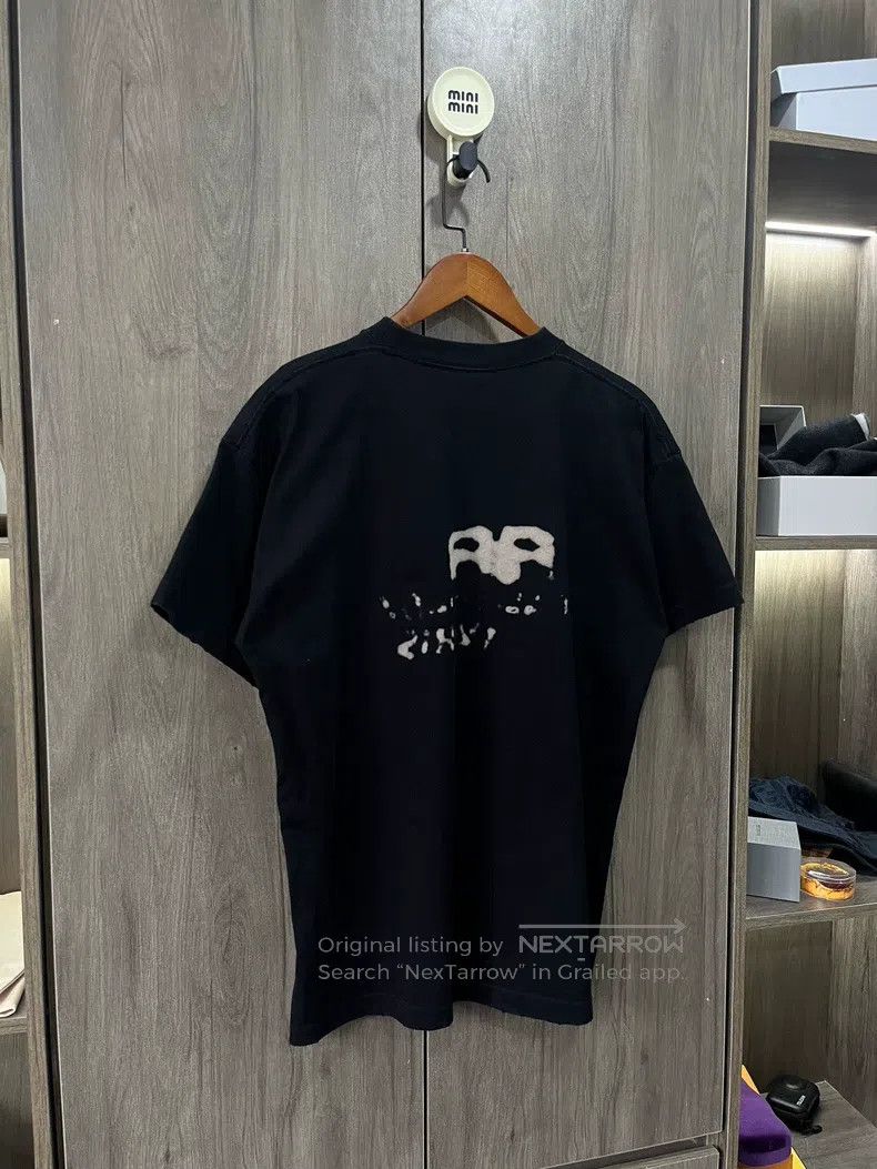 Balenciaga Balenciaga Letter Printed Crew Neck Short Sleeve Size US M / EU 48-50 / 2 - 2 Thumbnail