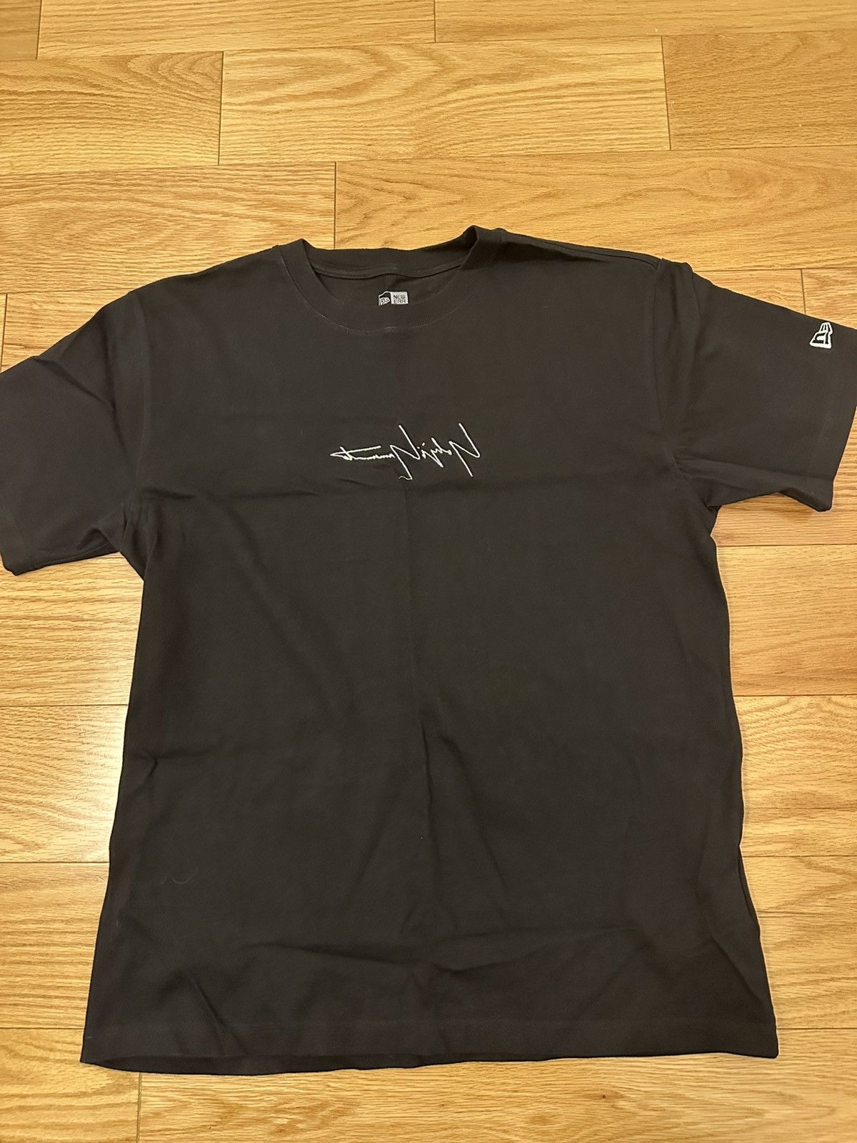 Yohji Yamamoto Yohji Yamamoto New Era NEW black tshirt Size US L / EU 52-54 / 3 - 1 Thumbnail