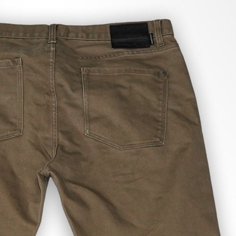 RVCA RVCA The Regulars Brown Moisture Wicking Denim Jeans 38x33 Size US 38 / EU 54 - 4 Thumbnail