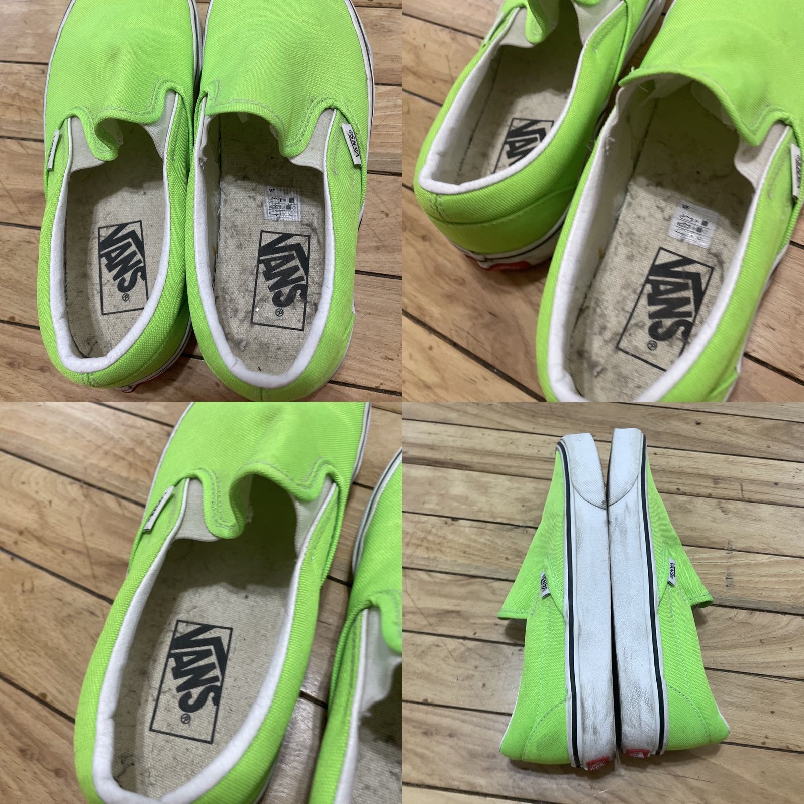 Vans VANS Slip On Shoes Men 7 Lime Green Low Top Sneakers Surf Skate Party Casual Beach Size US M / EU 48-50 / 2 - 9 Thumbnail