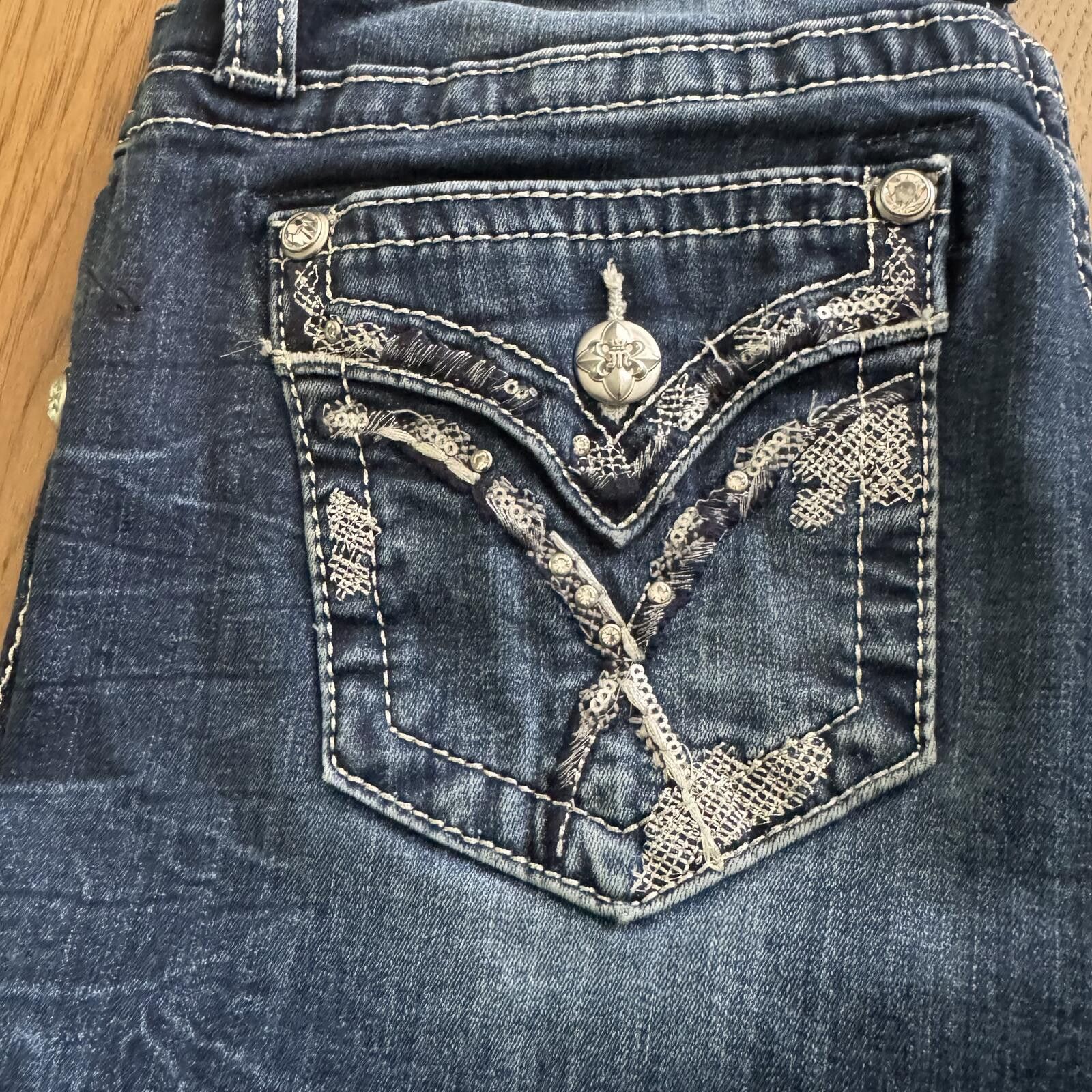 Other Miss Me Women's Pocket Bootcut Jeans Size 30 Size 30" / US 8 / IT 44 - 2 Thumbnail