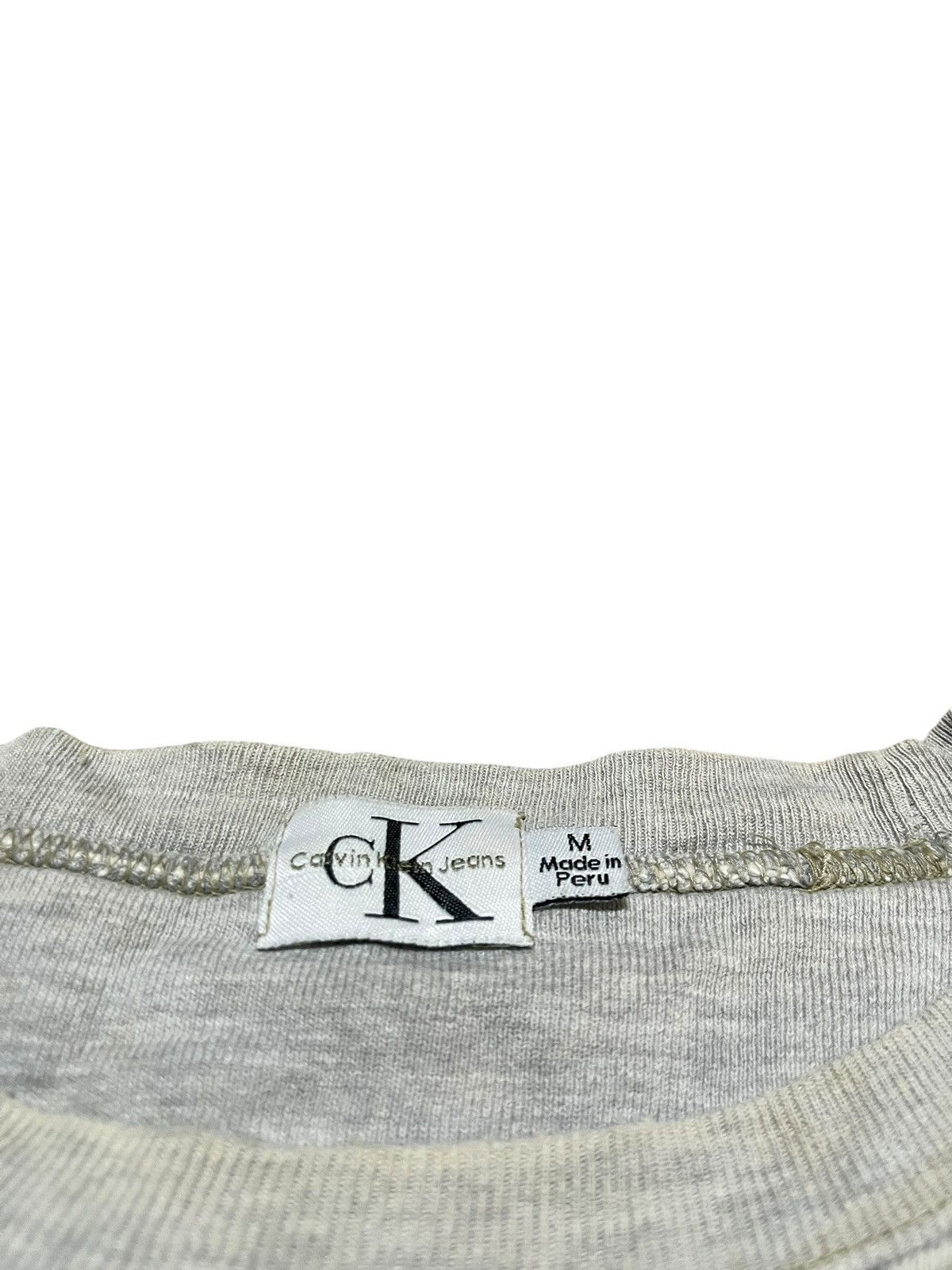 Calvin Klein Vintage 90s Calvin Klein Spellout Pullover Size US M / EU 48-50 / 2 - 5 Thumbnail