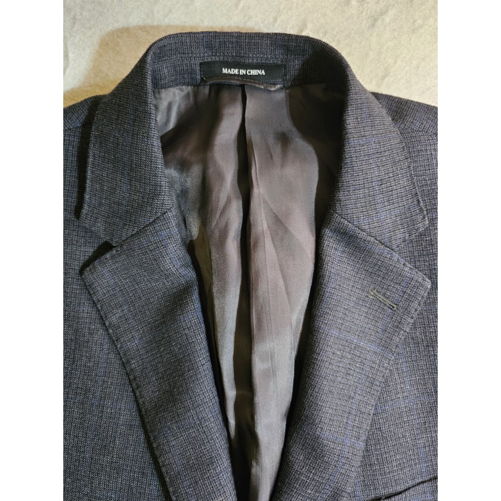 Ralph Lauren Ralph Lauren Black Label Blazer 46 Slim Wool Grey Dual Vent Notch Lapel Single-Breasted 2-Button Mens Jacket/Coat Regular Bedis Size 46R - 4 Thumbnail