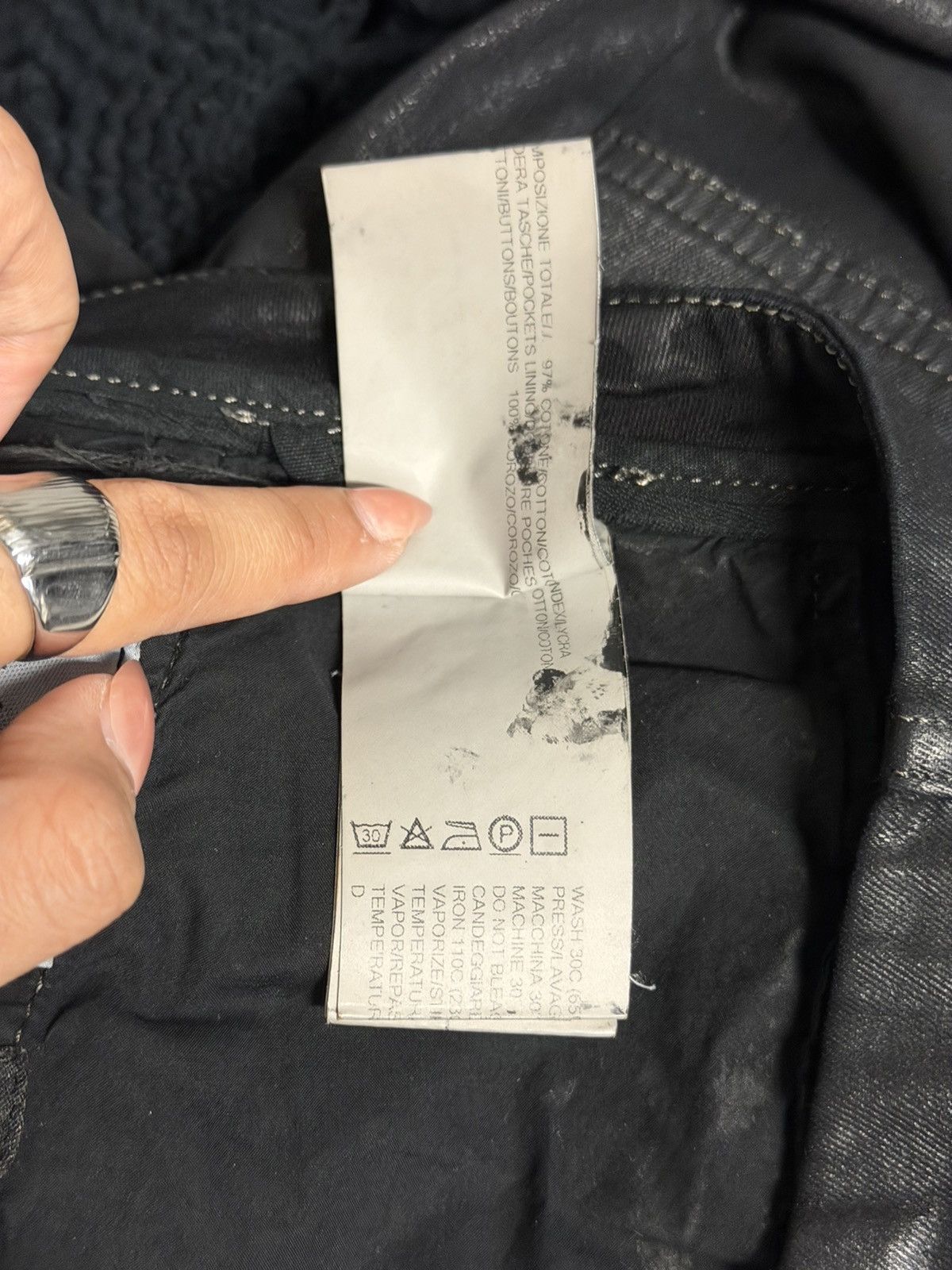 Rick Owens 2015 Waxed Aircut Size US 34 / EU 50 - 8 Thumbnail