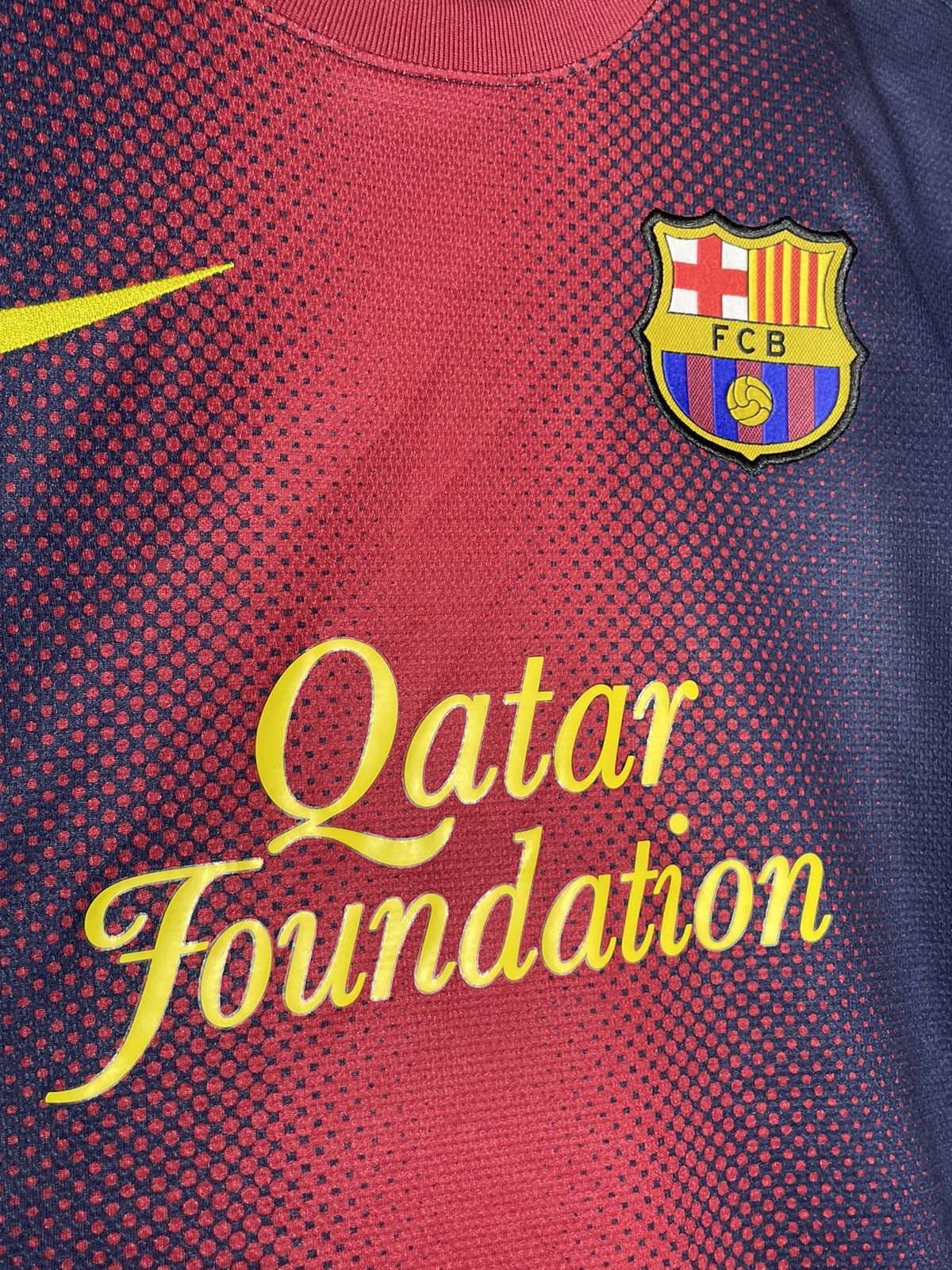 Nike F.C Barcelona Nike 2013/14 Home Y2k Football Shirt Size US S / EU 44-46 / 1 - 4 Thumbnail