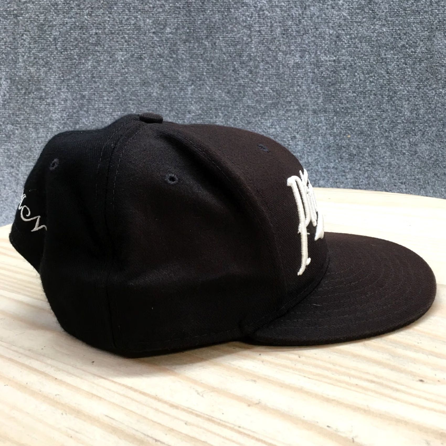 Vintage ELM Pinewskis Snapback Cap Hat Mens One Size Black Adjustable Flat Brim Cap Size ONE SIZE - 5 Thumbnail