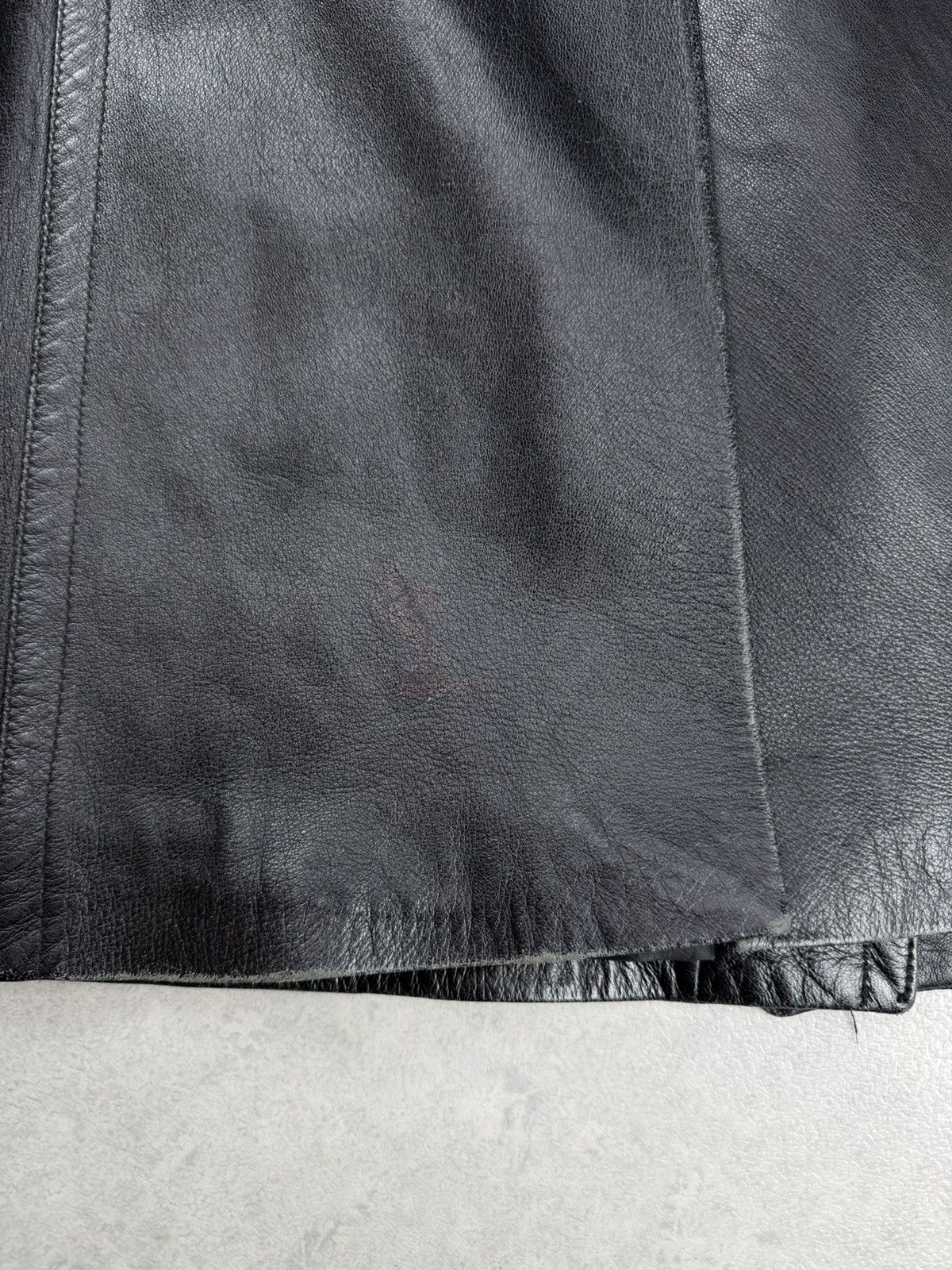 Gianfranco Ferre Vintage Gianfranco Ferre Leather Black Coat Jacket Unisex Size US S / EU 44-46 / 1 - 11 Thumbnail