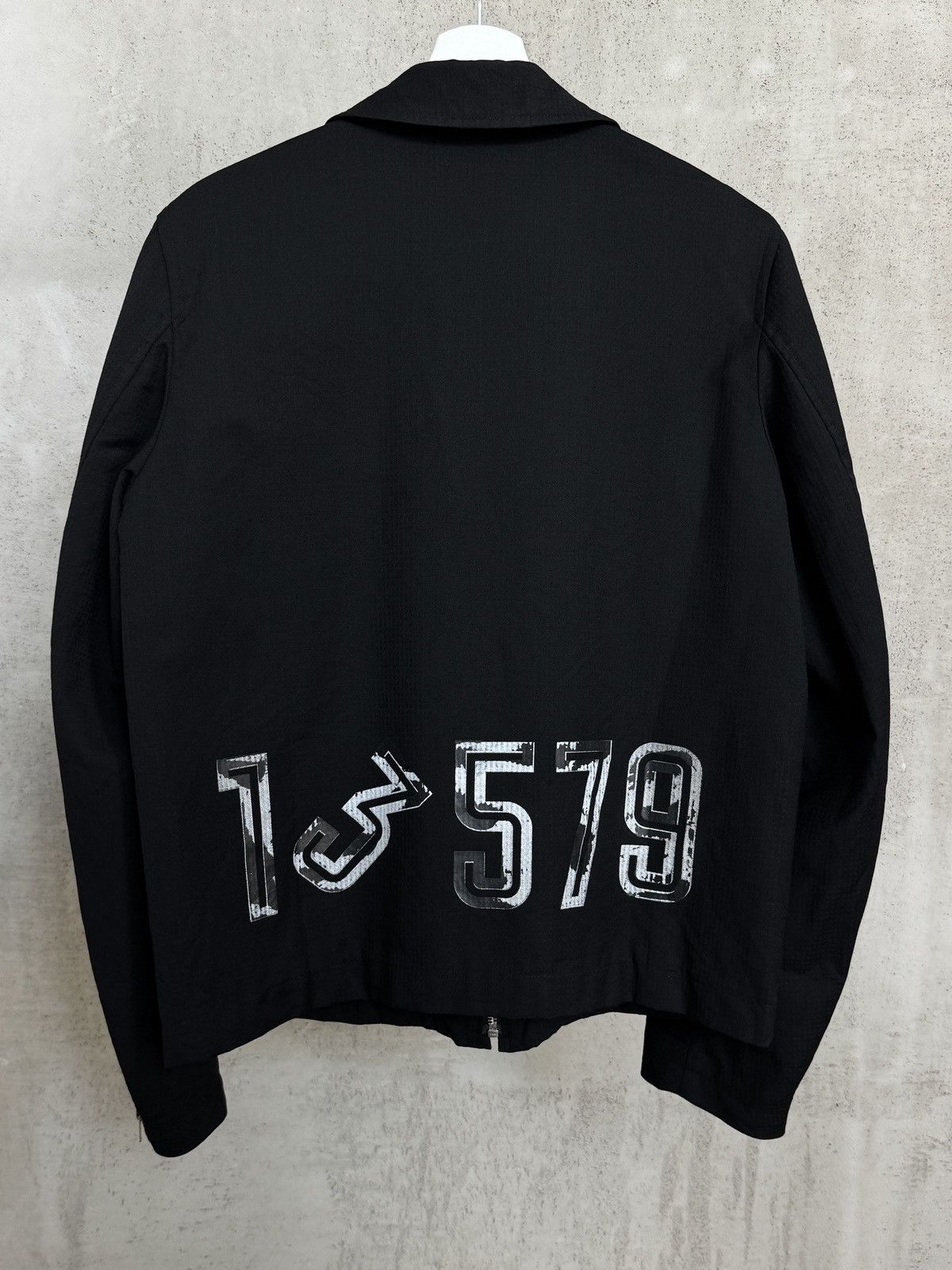 Comme des Garcons Comme Des Garçons Black 13579 Wool Zip Up Jacket SS21 Size US L / EU 52-54 / 3 - 2 Thumbnail