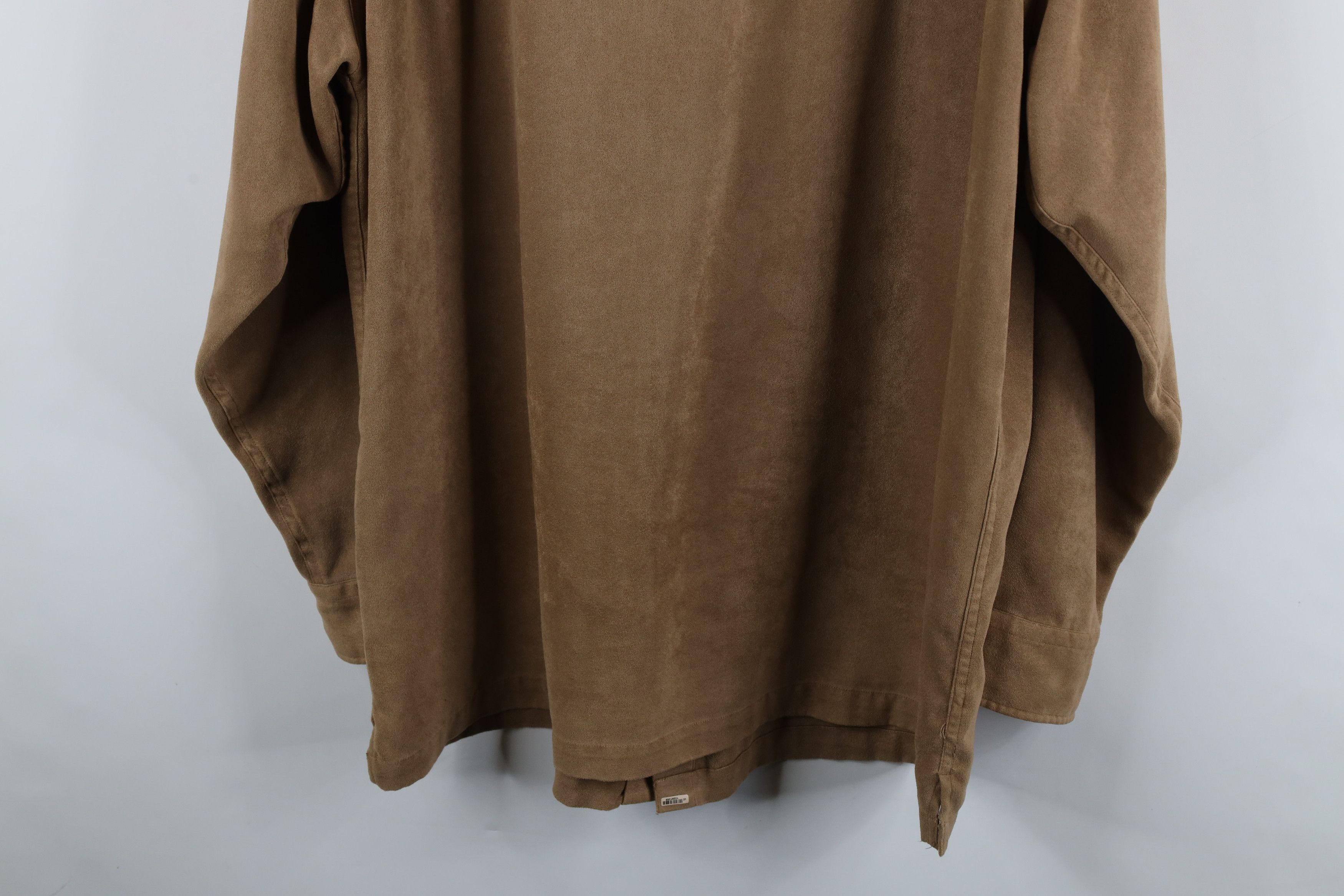 Vintage Vintage 90s Streetwear Microfiber Board Button Shirt Jacket Size US L / EU 52-54 / 3 - 12 Thumbnail