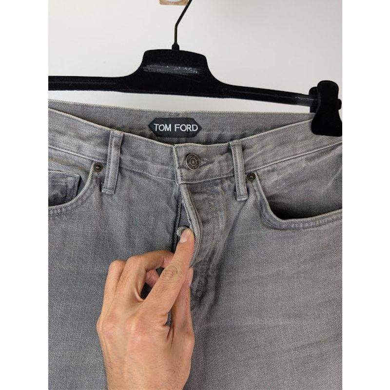 Tom Ford o1rshd1 Slim-Fit Denim Jeans in Grey Size US 32 / EU 48 - 7 Thumbnail