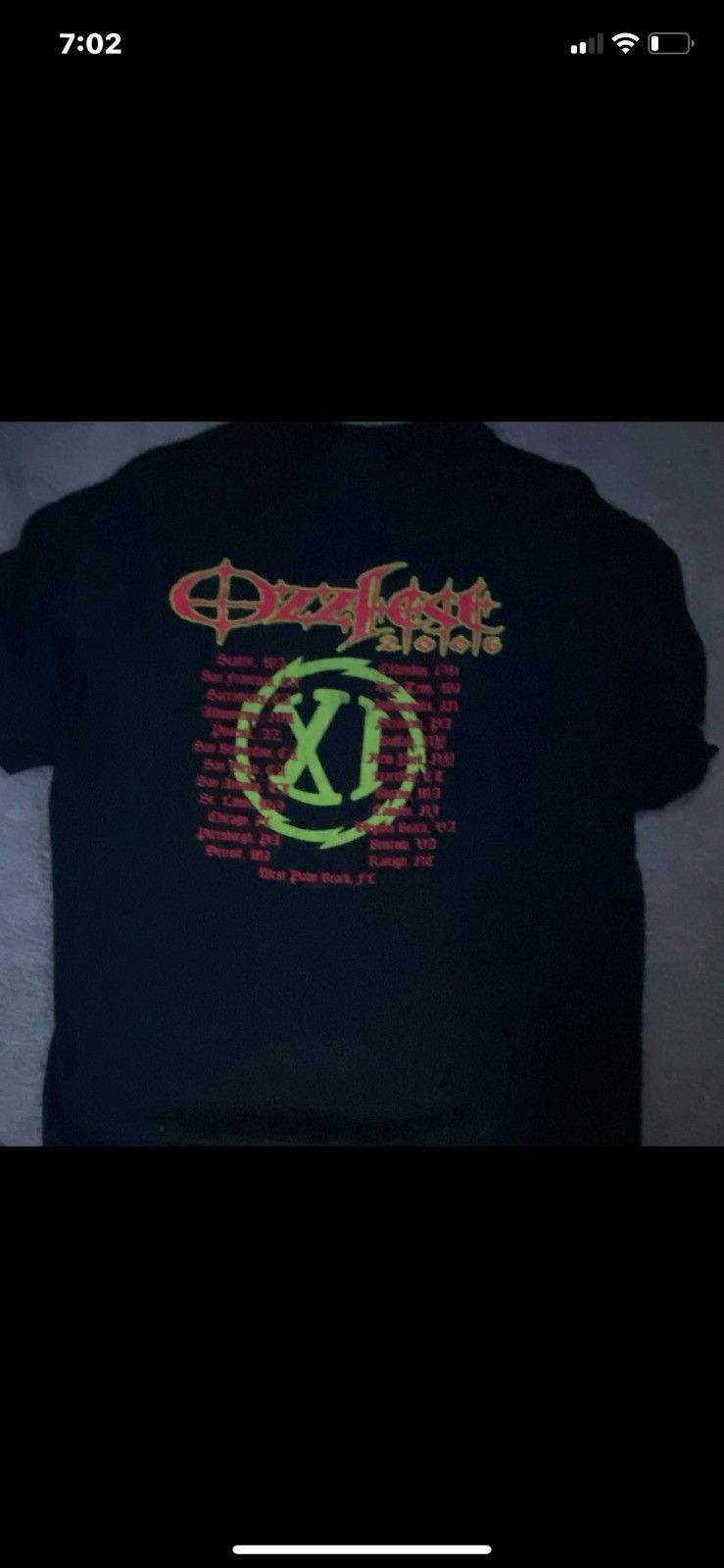 Ozzy Osbourne Ozzy Ozbourn 2006 Ozzfest night of the living shred tee Size US L / EU 52-54 / 3 - 2 Thumbnail