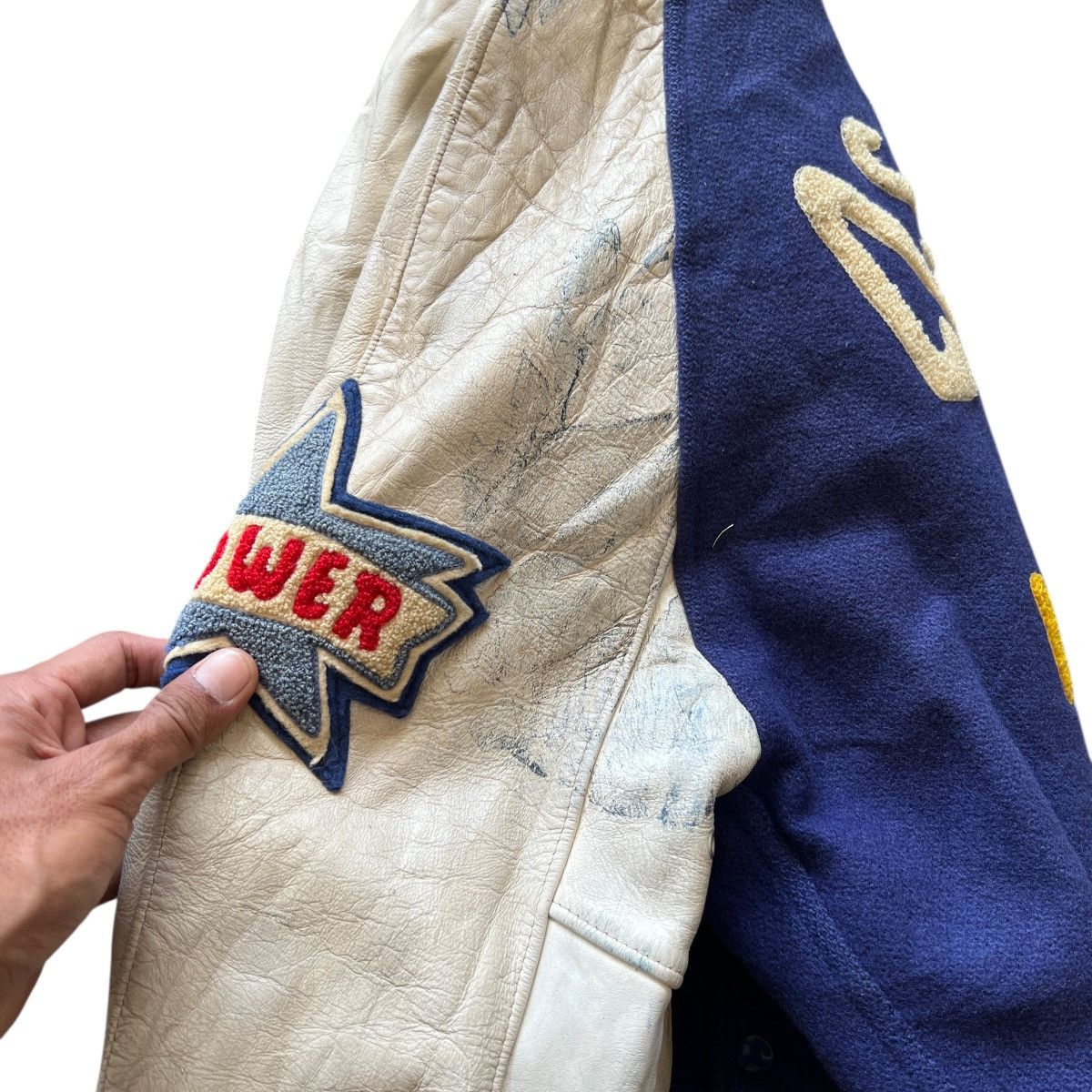 Vintage 🔥 Vintage Tm Athletics Beams Varsity Stadium Jacket Size US M / EU 48-50 / 2 - 18 Thumbnail