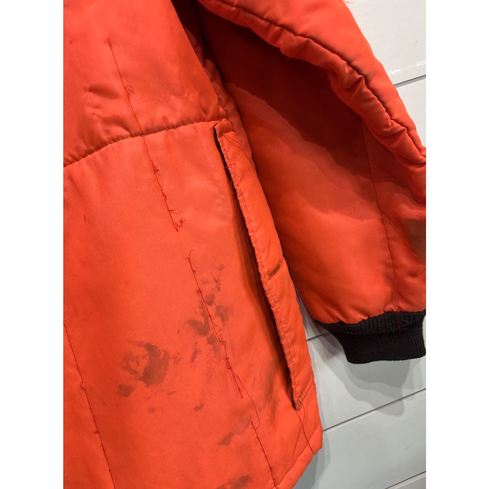 Lumberjack VINTAGE DAVCO Stihl Chainsaw Orange Puffer Jacket Vest Mens Medium Size US M / EU 48-50 / 2 - 7 Thumbnail