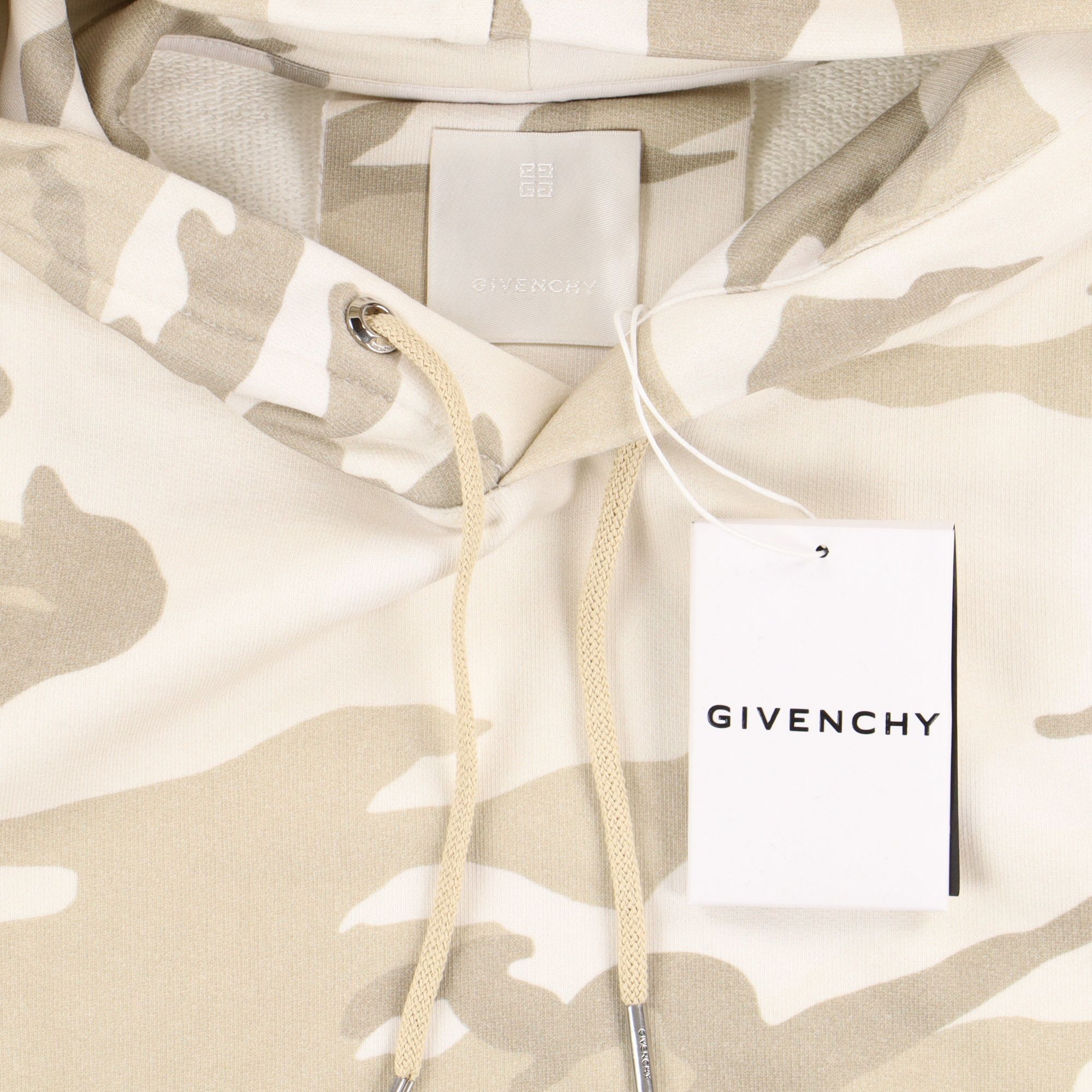 Givenchy Beige Camo 4G Logo Oversized Hoodie Size US M / EU 48-50 / 2 - 5 Thumbnail