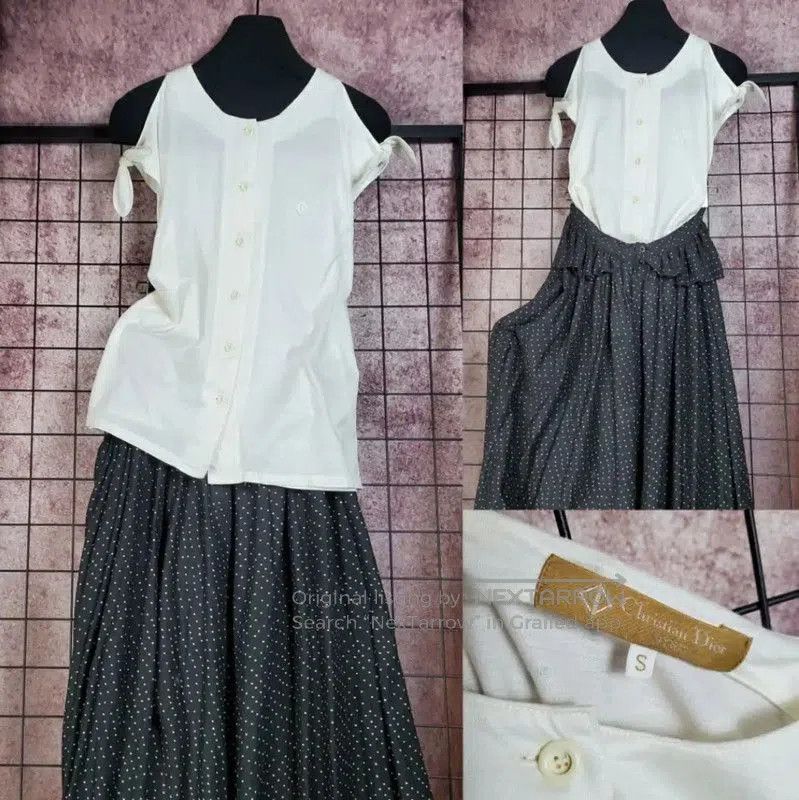 Dior Dior White Cotton Women's T. Size S / US 4 / IT 40 - 1 Thumbnail