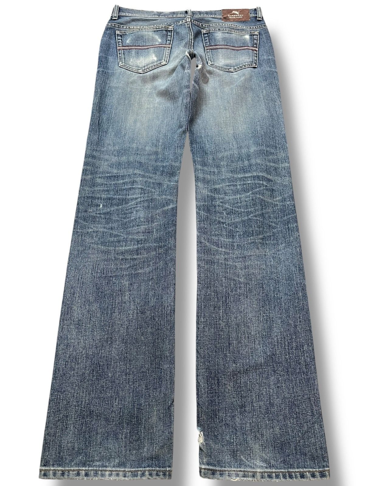 Burberry Vintage Burberry Black Label Mudwash Denim Size US 31 - 6 Thumbnail