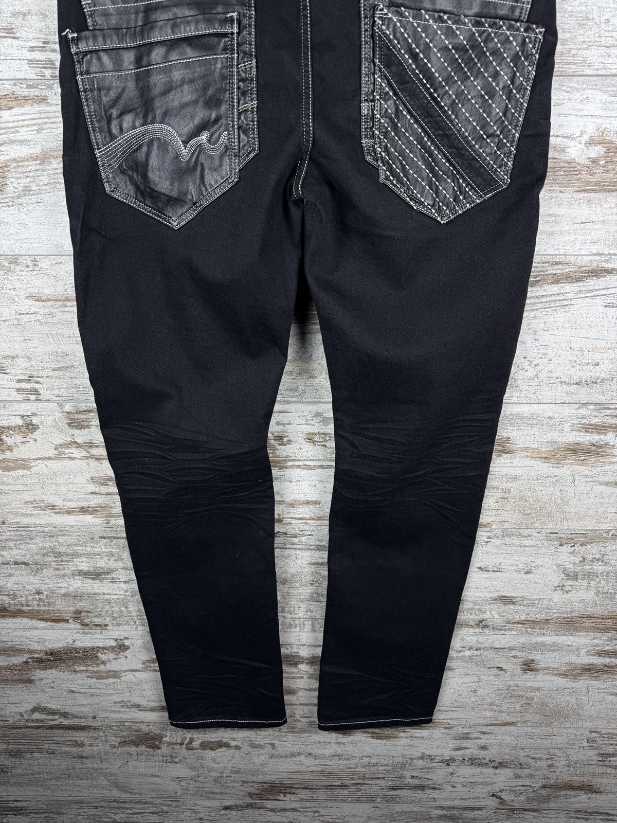 Vintage KOSMO LUPO Herren Jeans Hose Black Denim Japan Style size 38 Size US 38 / EU 54 - 11 Thumbnail