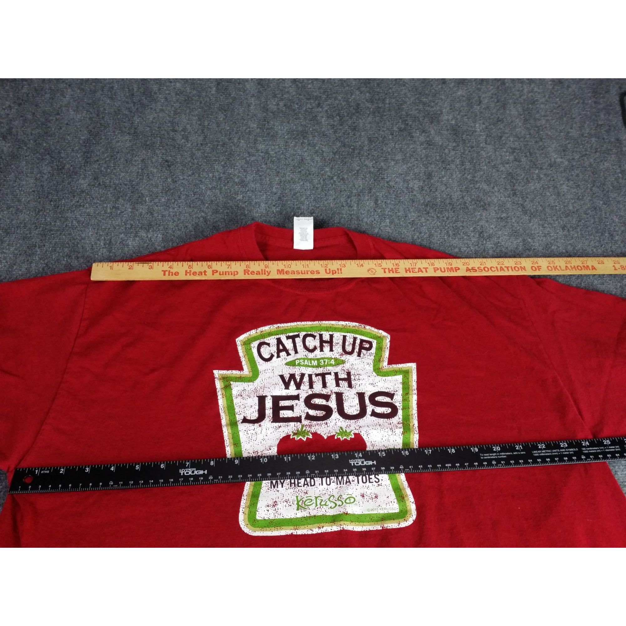 Gildan Catch Up With Jesus Tshirt Men Sz XXL Gildan Graphic Print R Size US XXL / EU 58 / 5 - 6 Thumbnail