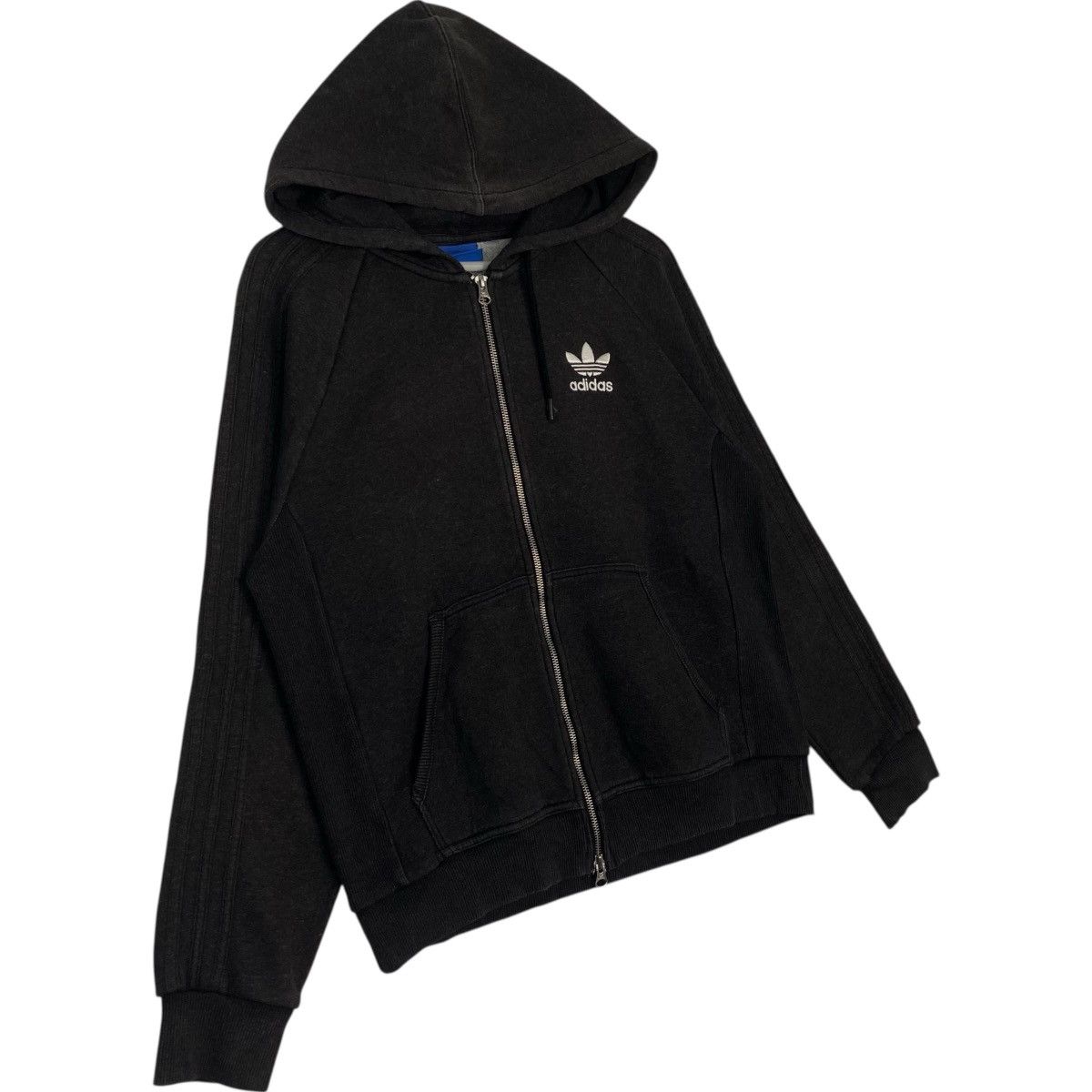 Vintage Vintage Adidas Small Logo Hoodie Sweater Black Size M Size US M / EU 48-50 / 2 - 3 Thumbnail