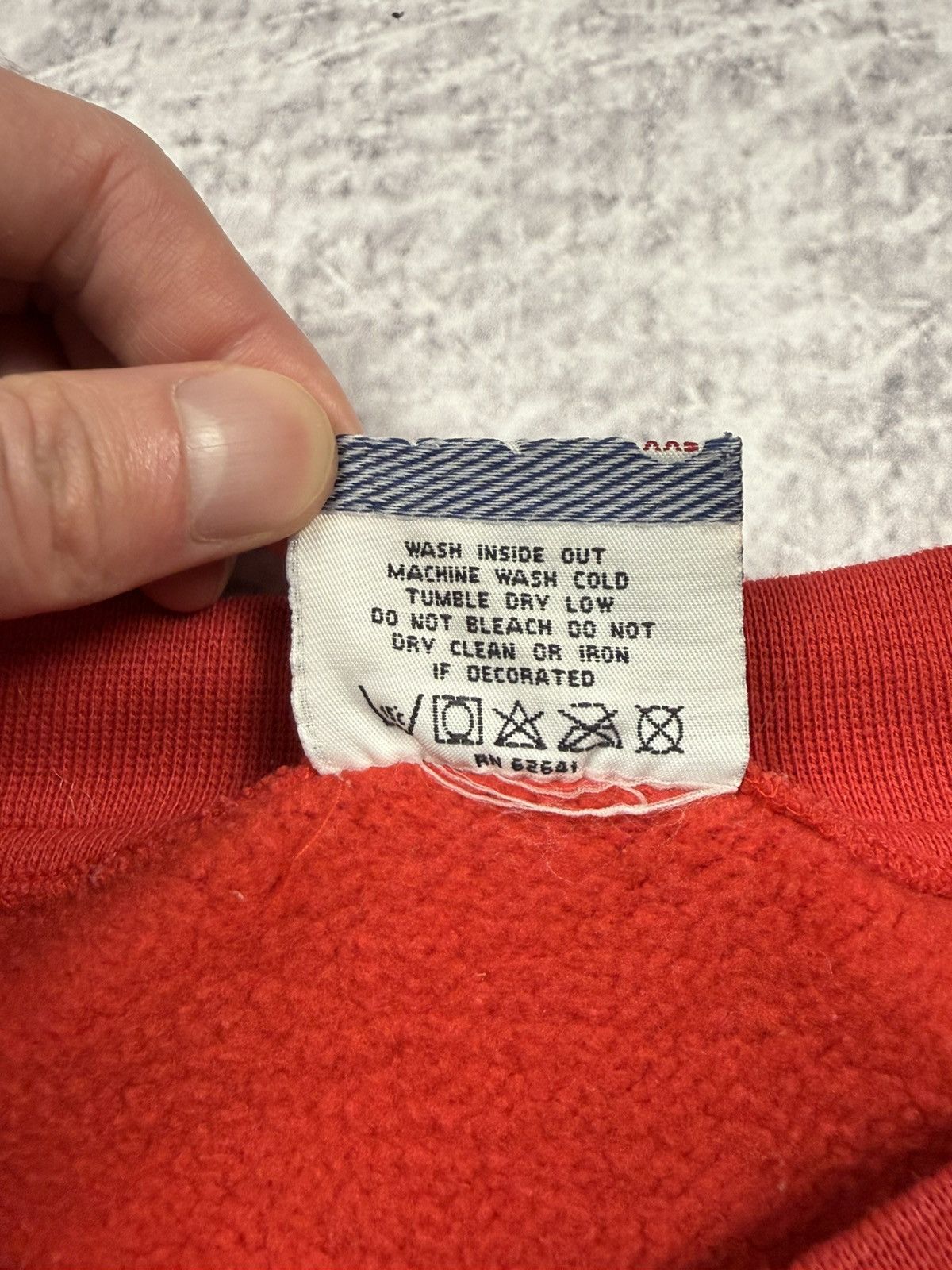Lee 90s Red vintage Detroit Lions Lee sport oversized sweatshirt Size US XXL / EU 58 / 5 - 8 Thumbnail
