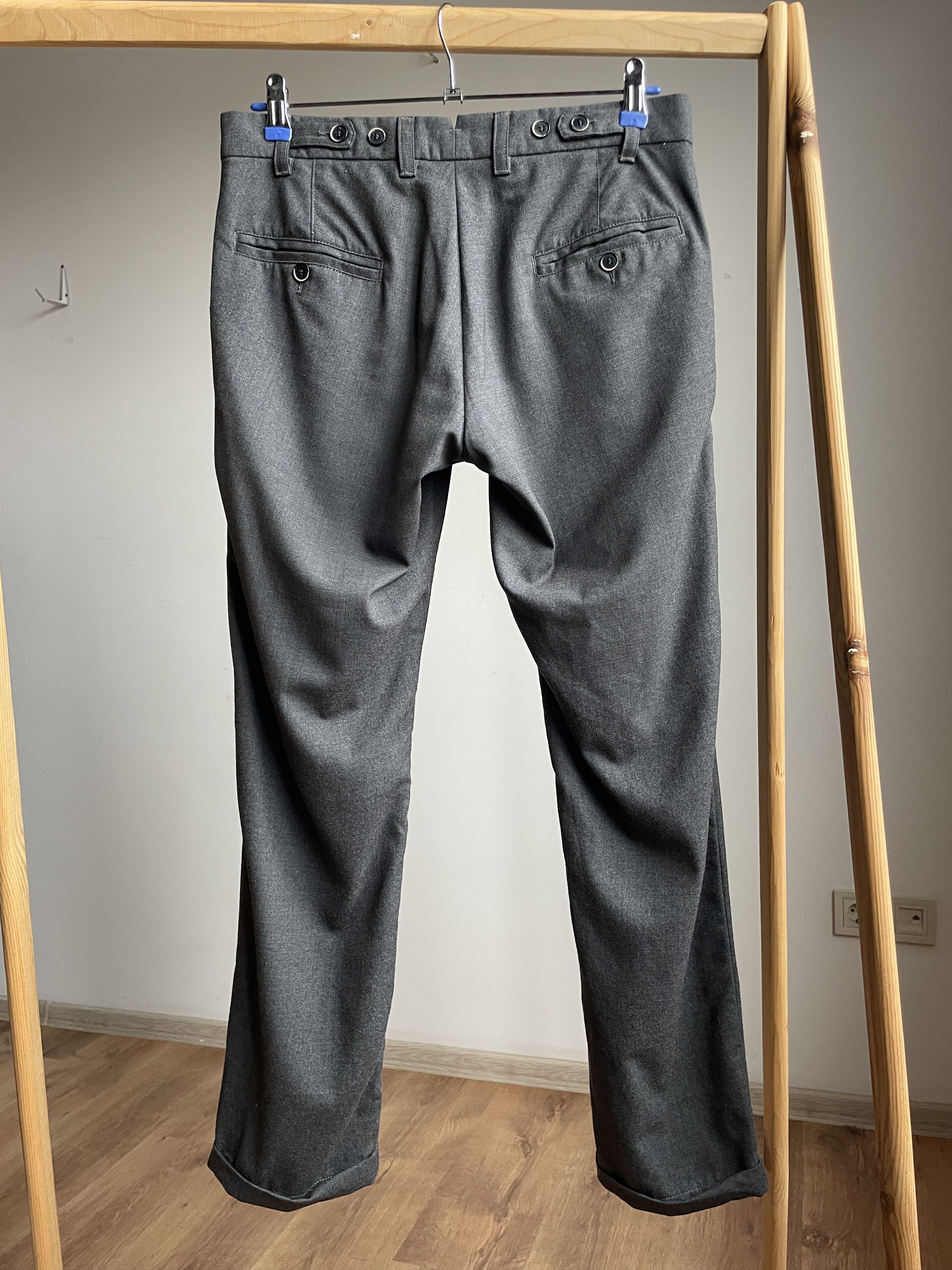 Barena Venezia Barena Venezia Slim Fit Cropped Wool Dress Trousers Size US 30 / EU 46 - 2 Thumbnail