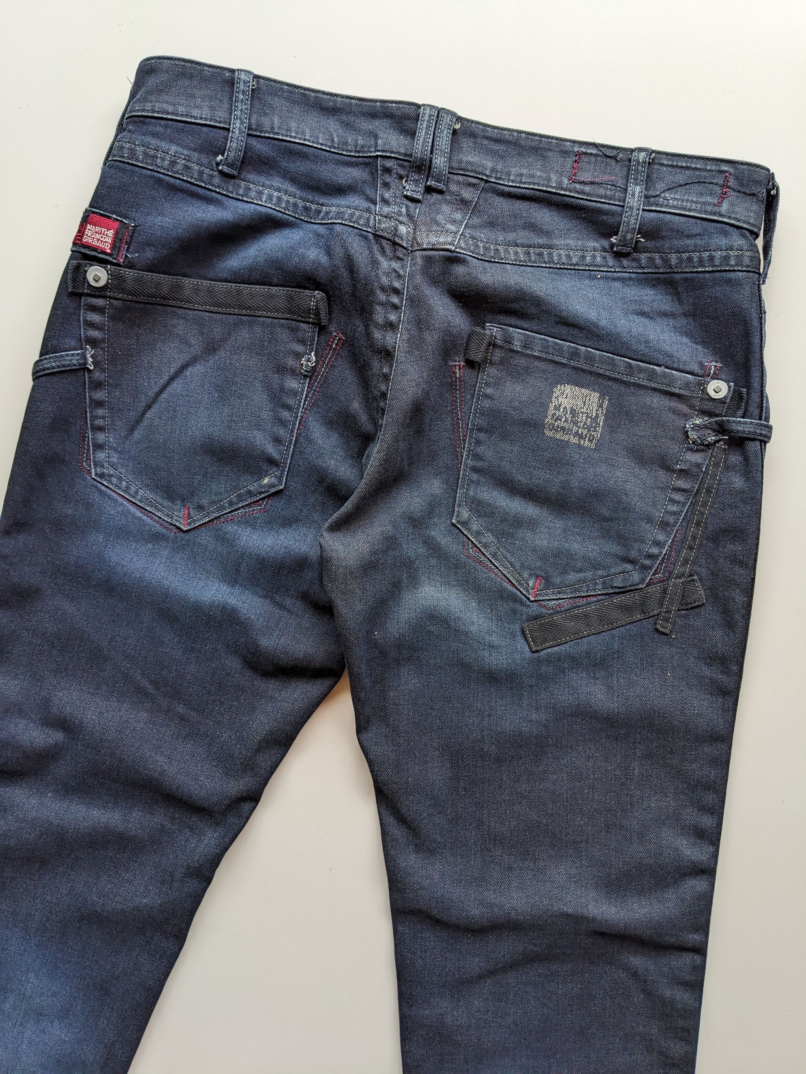 Marithe Francois Girbaud indigo jeans