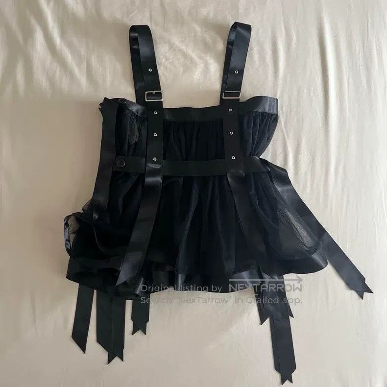 Comme des Garcons Comme Des Garcons Black design short top Size S / US 4 / IT 40 - 1 Thumbnail