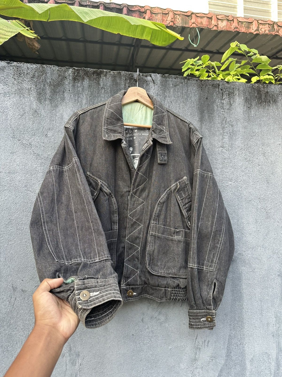 Vintage 🪖Vintage Jeanjaures Parachute Bomber Jacket Size US M / EU 48-50 / 2 - 6 Thumbnail