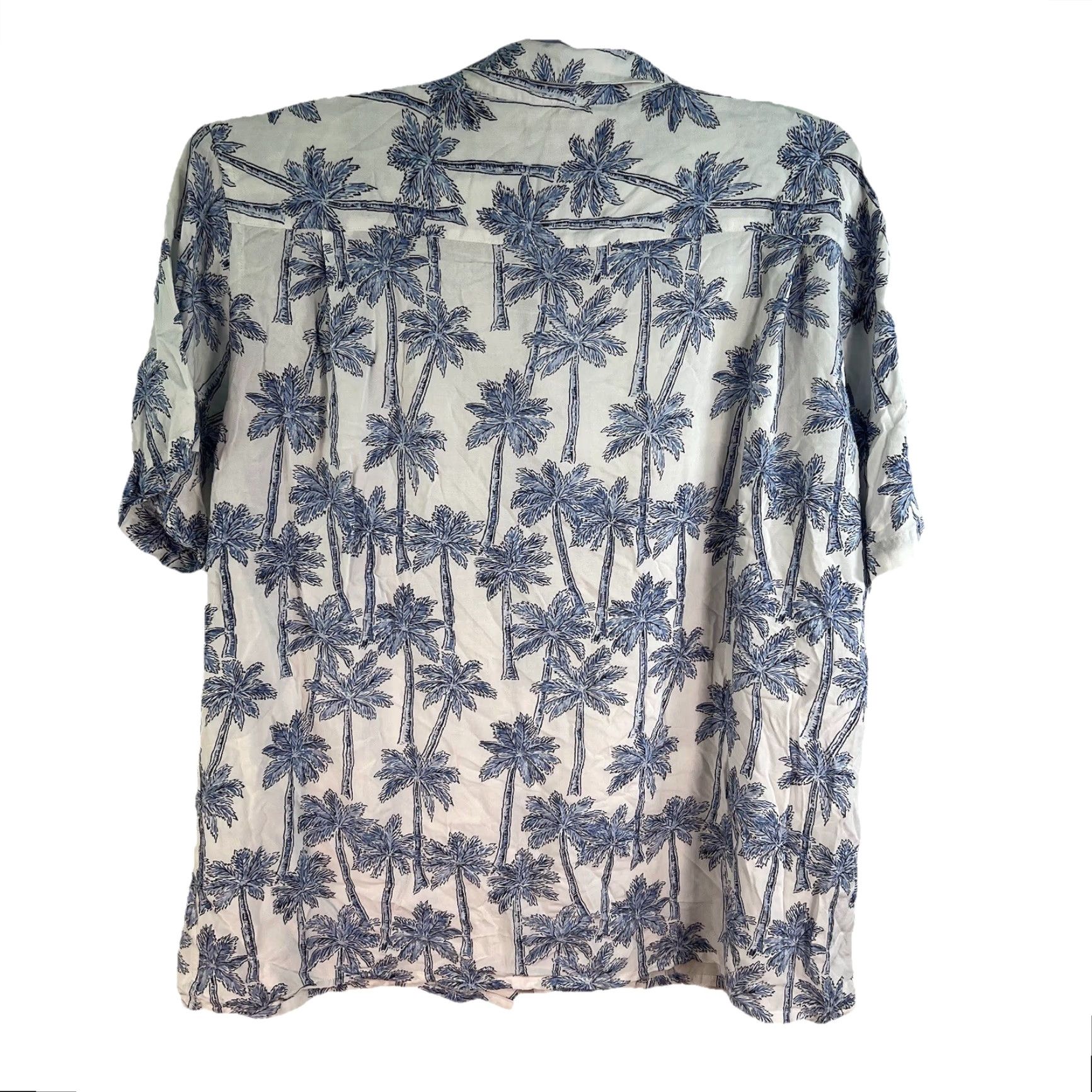Vintage VINTAGE Campia Moda Hawaiian Button-Up Shirt Mens 2XL White/Blue Floral Short Sleeve Casual Beach Tropical Mens Size US XXL / EU 58 / 5 - 2 Thumbnail