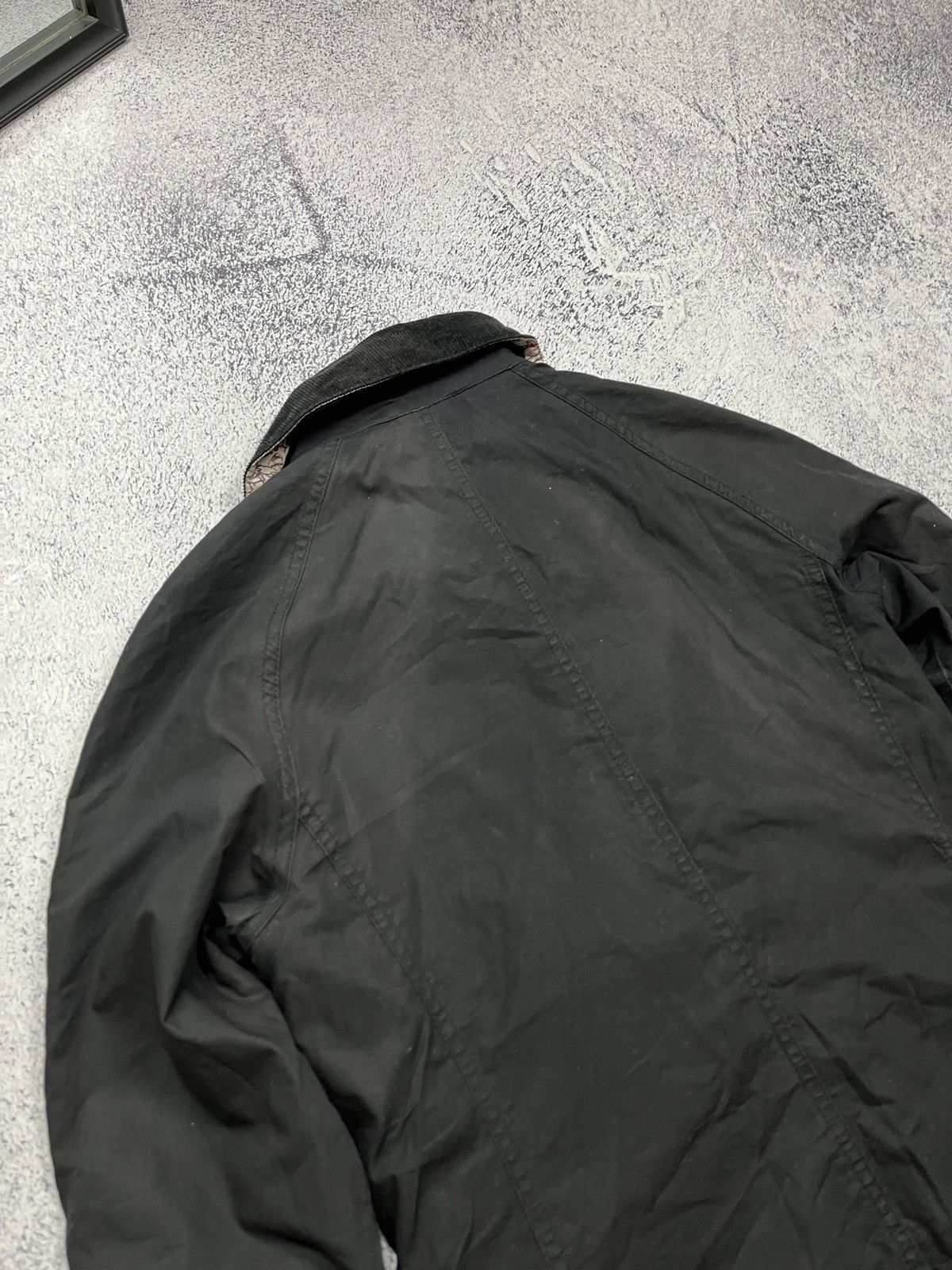 Barbour Vintage Barbour Print Beadnell Waxed Jacket Size UK 10 Rare Size M / US 6-8 / IT 42-44 - 21 Thumbnail