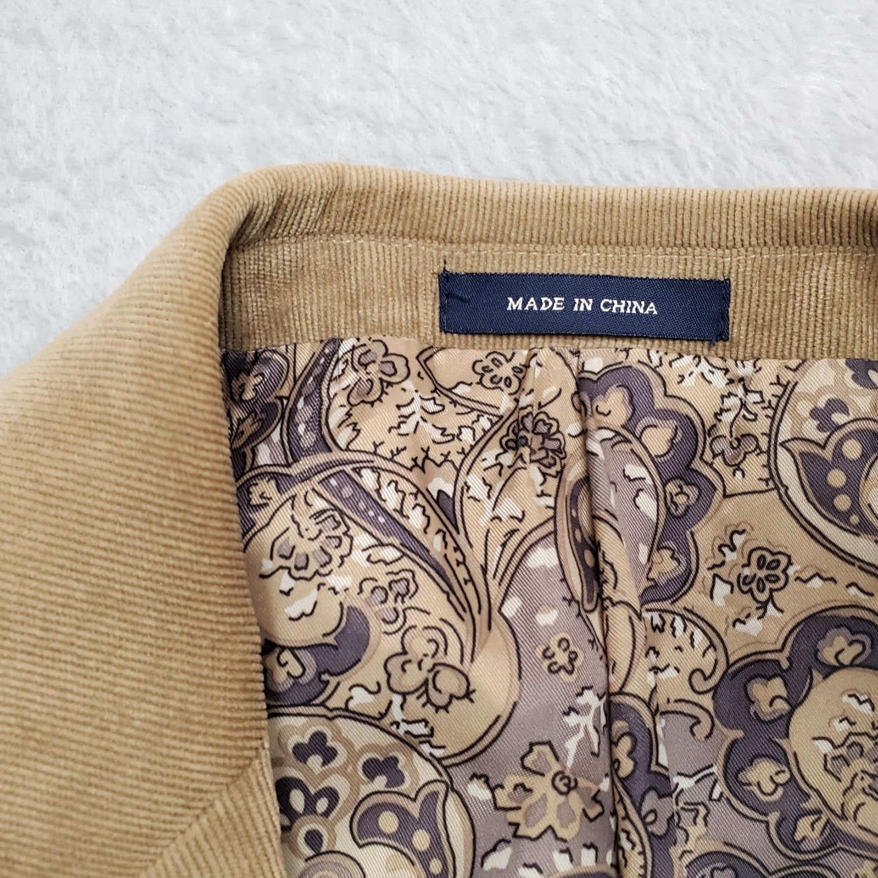 Ralph Lauren VINTAGE Ralph Lauren Blazer Mens 42R Brown Corduroy Polyester Nylon Blend Sports Jacket Size 42R - 5 Thumbnail