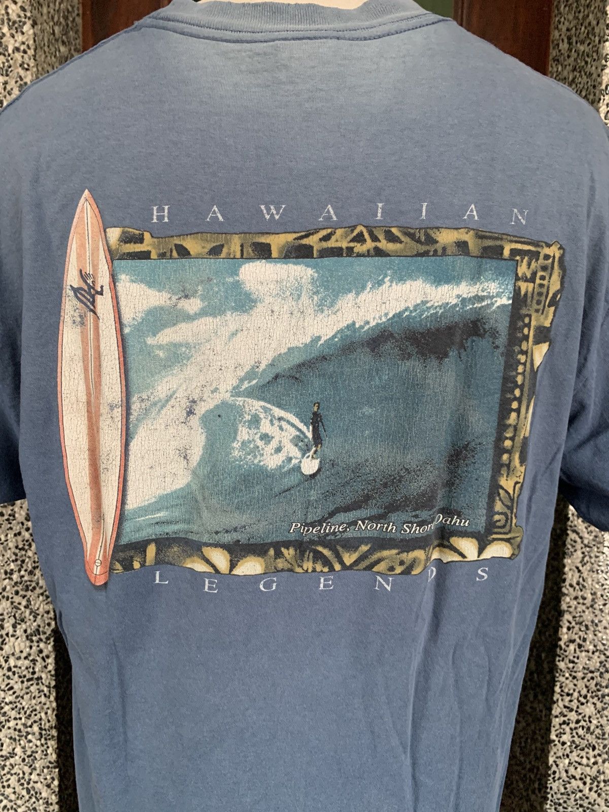 Vintage Vintage Pipeline North Shore Hawaiian Legends Surfing Tees Size US L / EU 52-54 / 3 - 2 Thumbnail