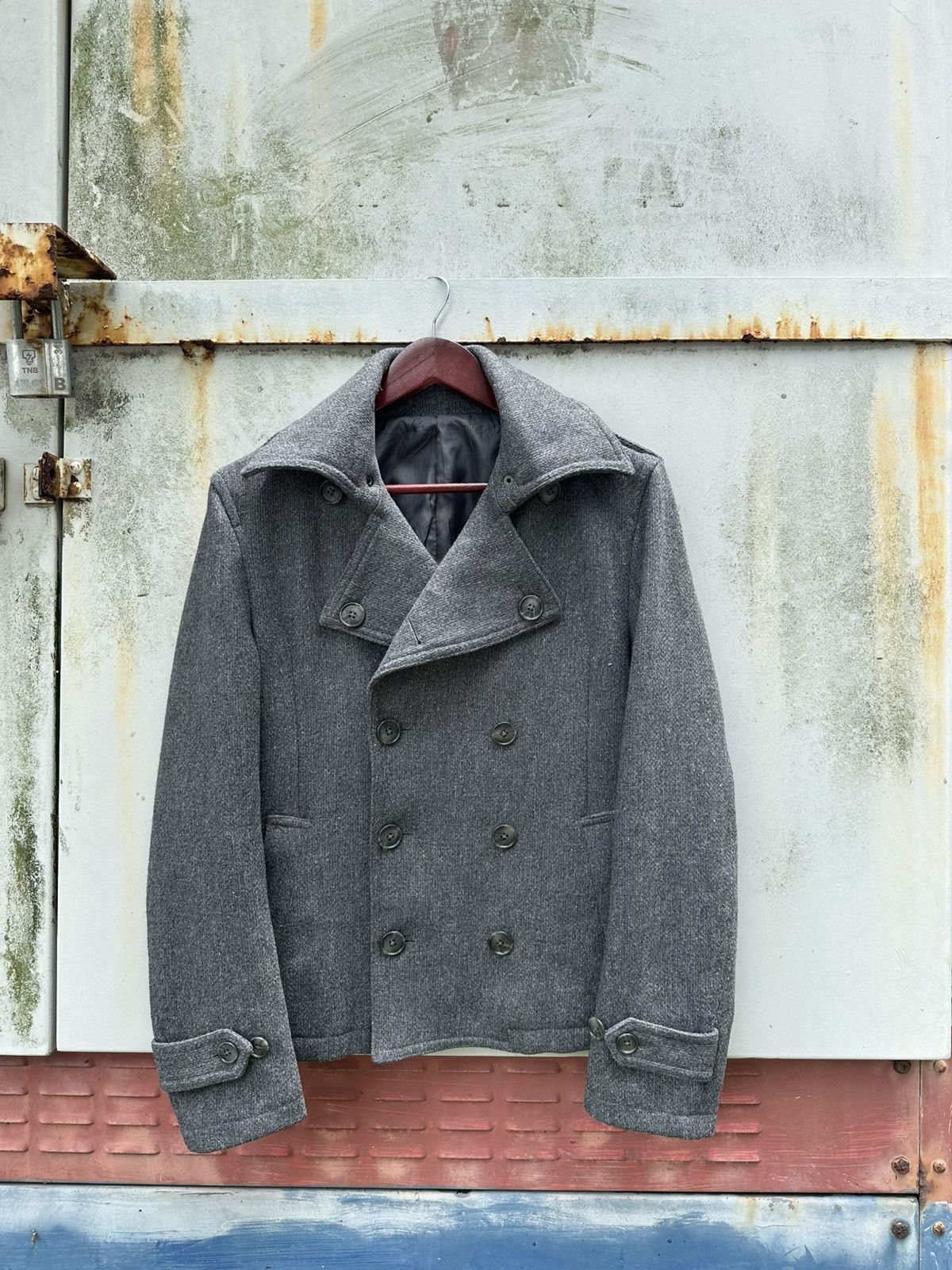 Tornado Mart 👹Tornado Mart Japan Double Breasted Wool Jacket (Woman) Size US S / EU 44-46 / 1 - 10 Thumbnail