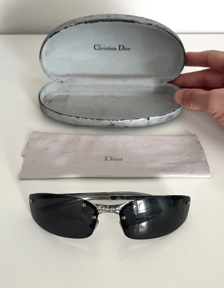 Dior Dior Sunglasses Pop Ski Bike Shield Mask CD Sport Vintage Size ONE SIZE - 8 Thumbnail