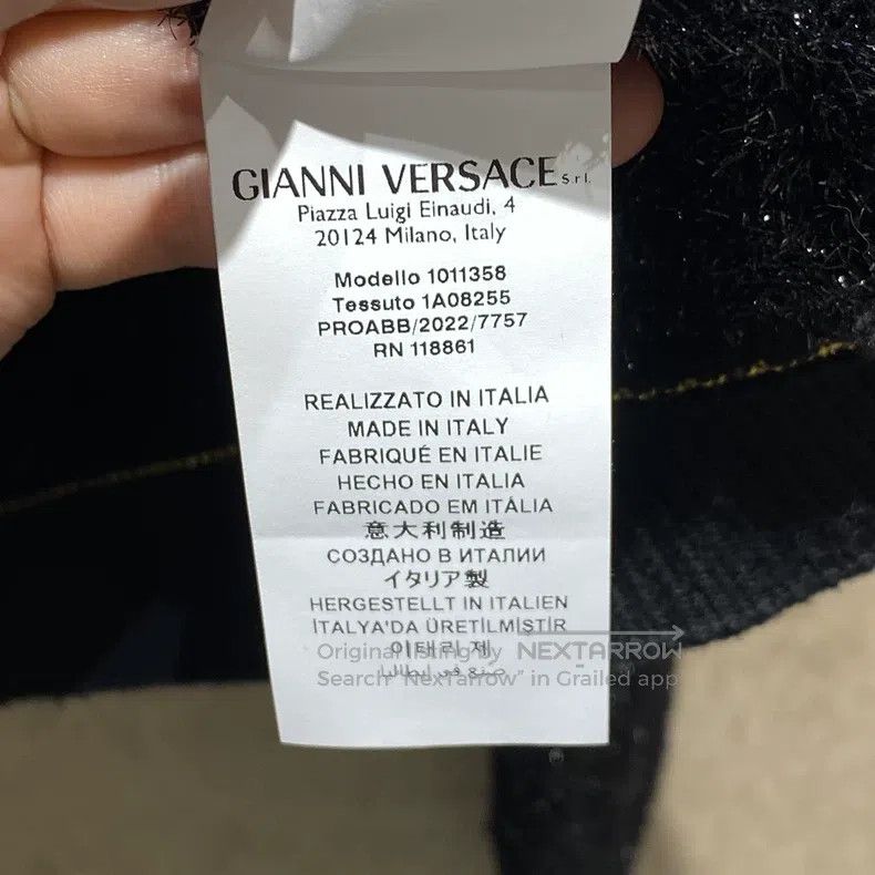 Versace Versace Black gold and silver thread small fragrant style Size S / US 4 / IT 40 - 5 Thumbnail