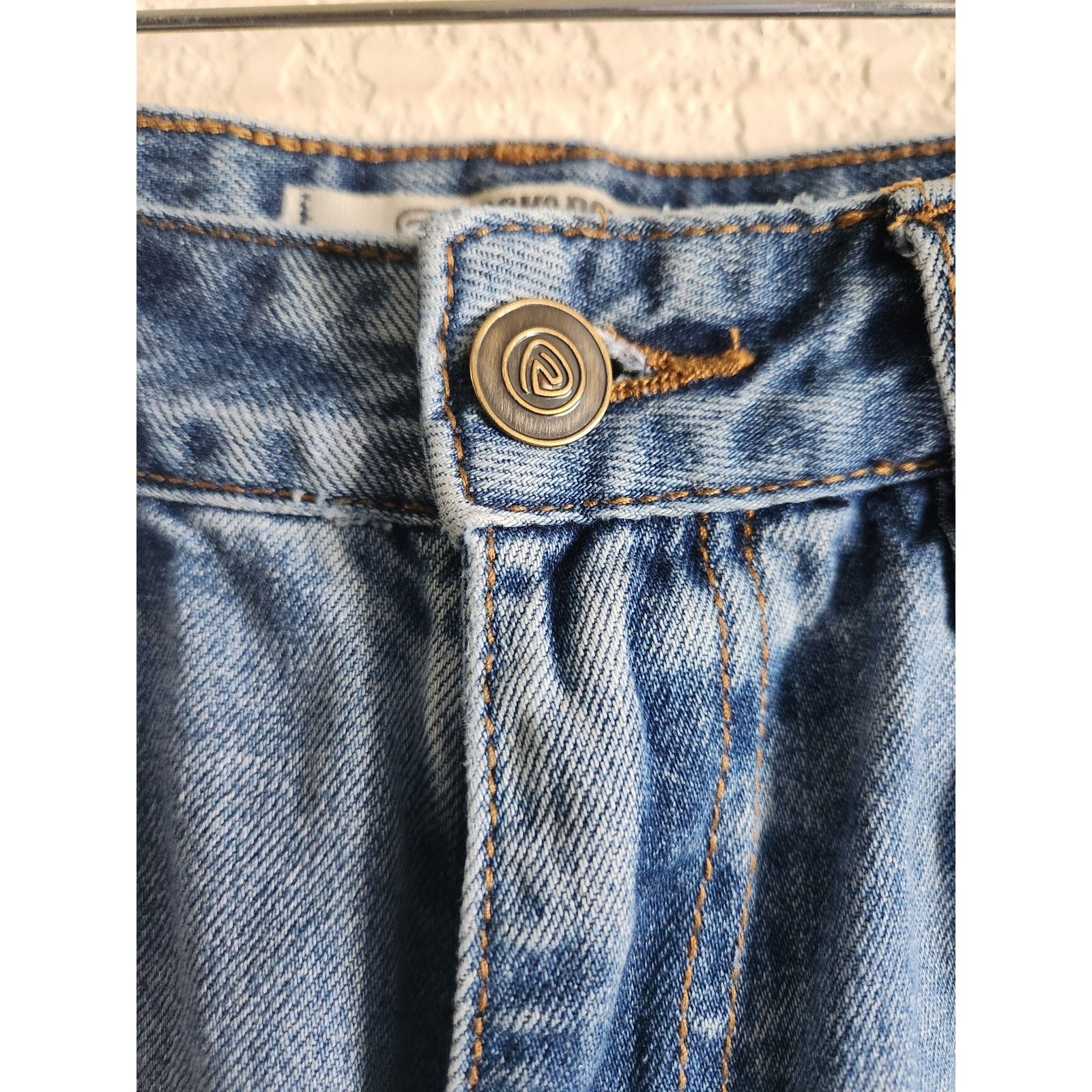 Other Rock & Roll Denim High Raised Straight Cropped Jeans W29 L27 Size 29" - 3 Thumbnail