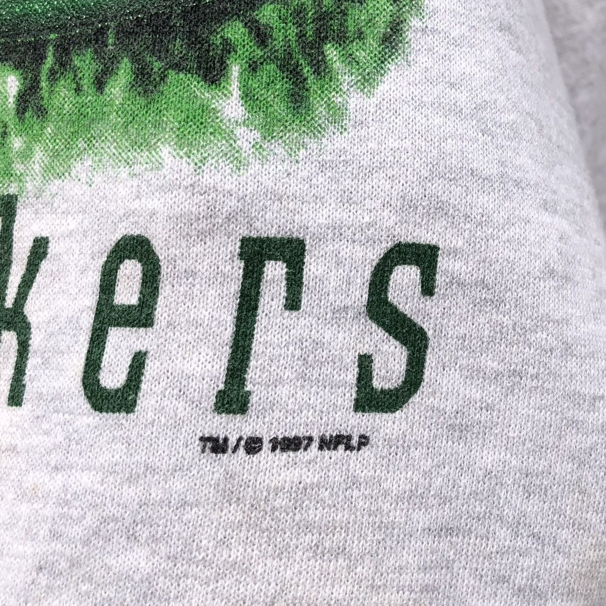 Vintage Vintage Lee Green Bay Packers Grey Sweatshirt 1997 USA 🇺🇸 Size US M / EU 48-50 / 2 - 3 Thumbnail