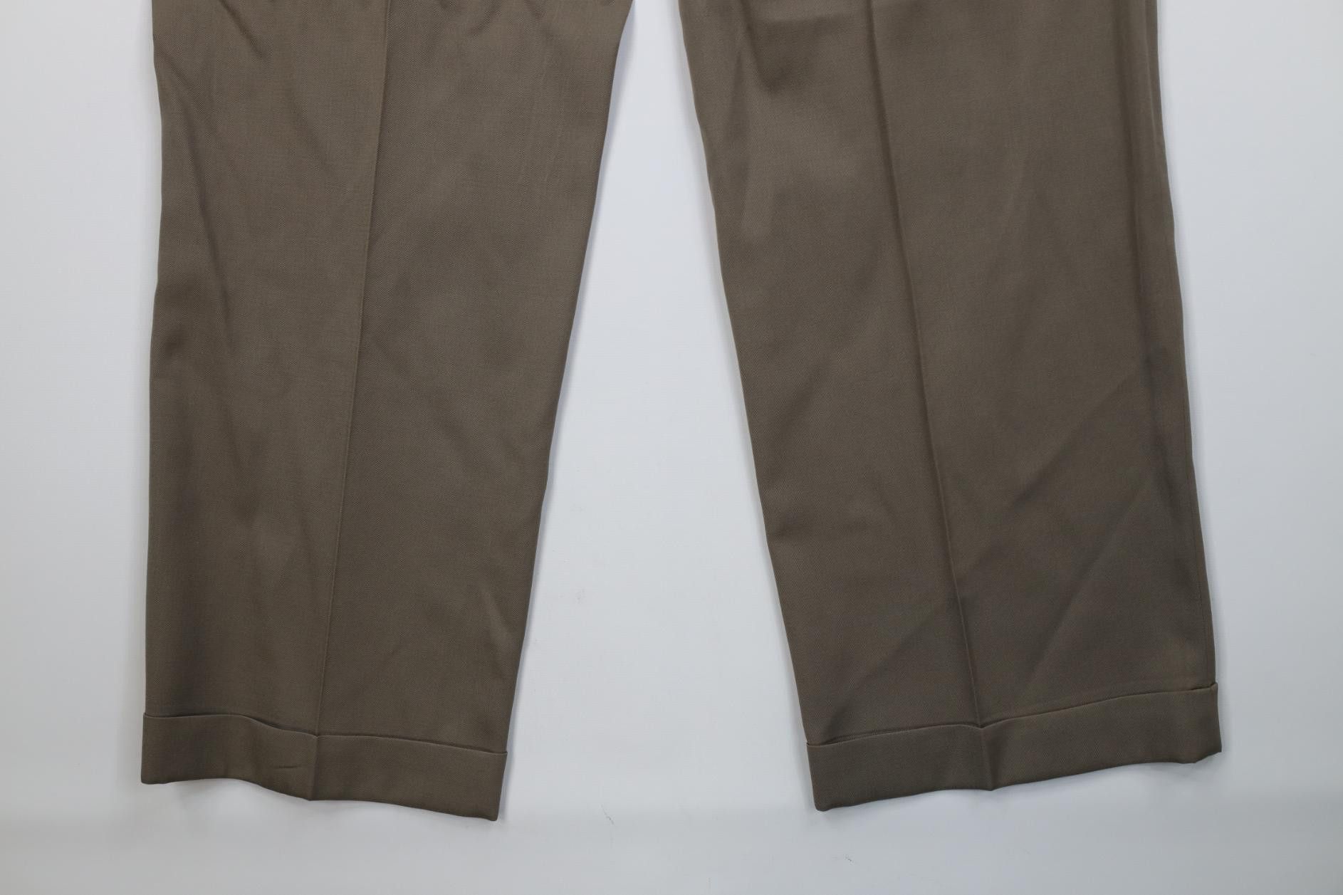 Brooks Brothers Vintage 90s Brooks Brothers Wide Leg Chino Pants Trousers Size US 34 / EU 50 - 12 Thumbnail