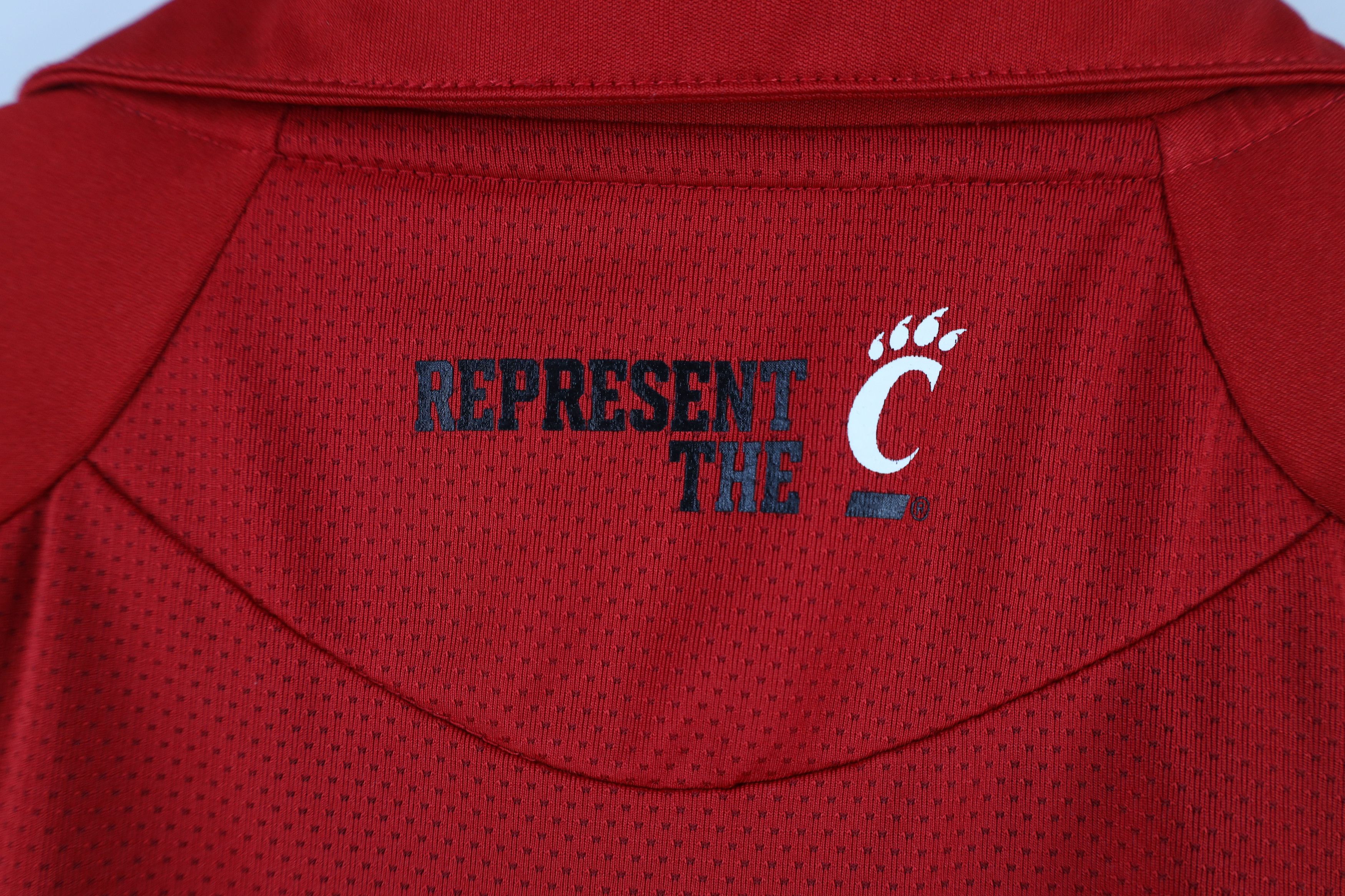 Adidas × Vintage Adidas University of Cincinnati Football Polo Shirt Red Size US XL / EU 56 / 4 - 10 Thumbnail