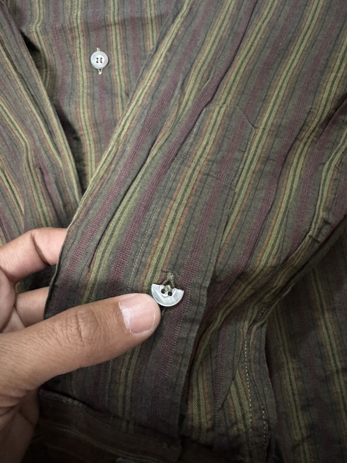 Ermenegildo Zegna ERMENEGILDO ZEGNA MOTIF STRIPED LONGSLEVE Size US M / EU 48-50 / 2 - 5 Thumbnail