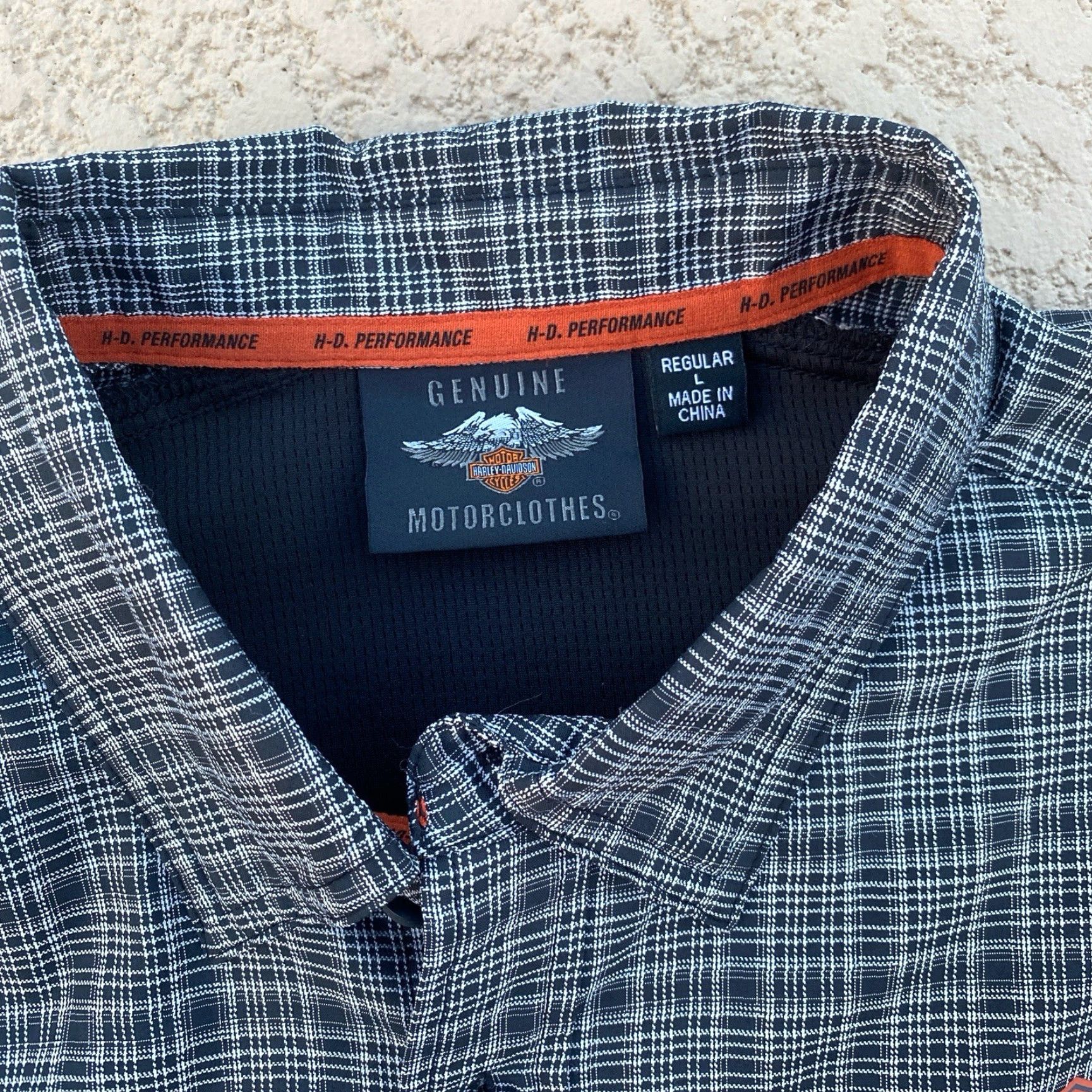 Harley Davidson Harley-Davidson Shirt Mens Button-Up Collared Long Sleeve Plaid Multicolor Classic Biker Large Size US L / EU 52-54 / 3 - 3 Thumbnail